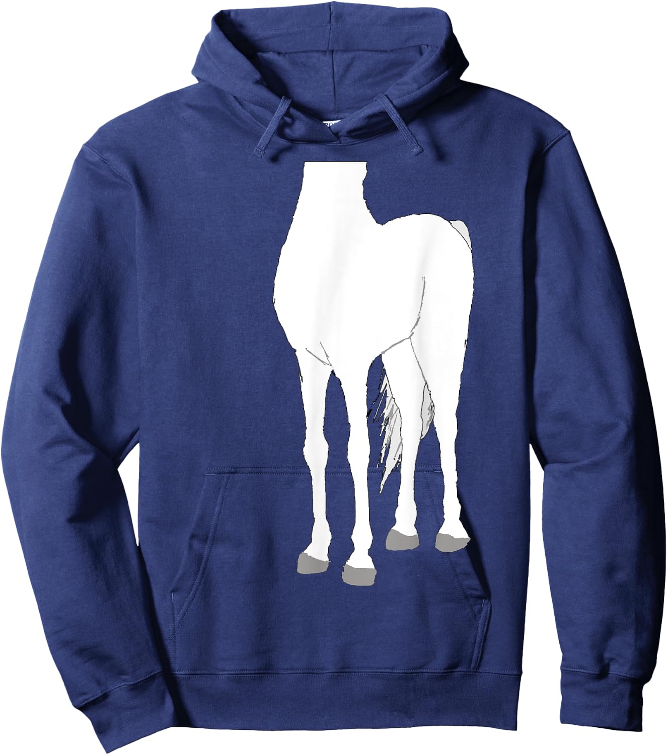 Halloween Horse Body White Costume Shirt for Kids Hoodie - Hoodie | Navy