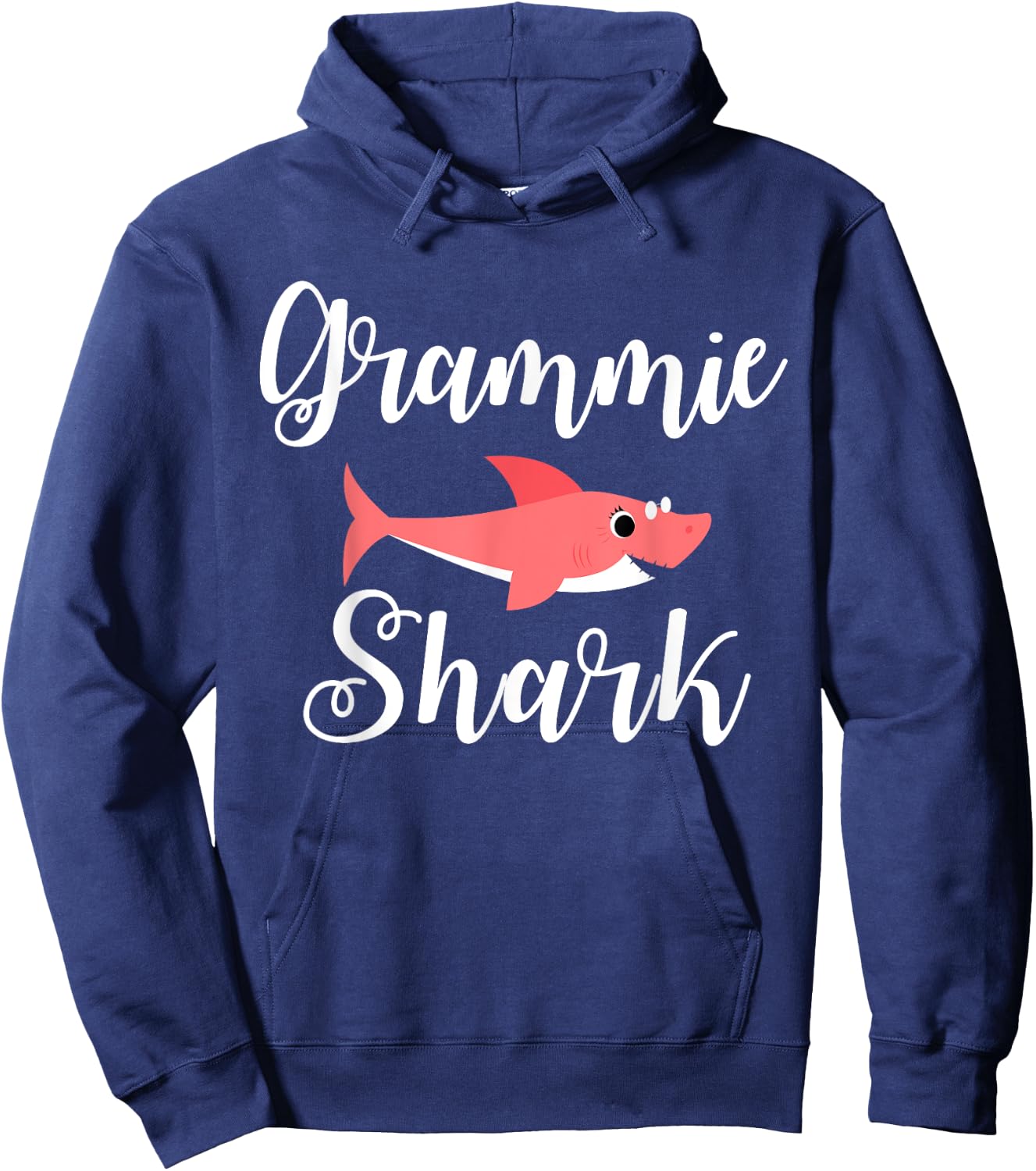 Grammie Shark Funny Sassy Grandma Mother' Day Gift Hoodie - Hoodie | Navy