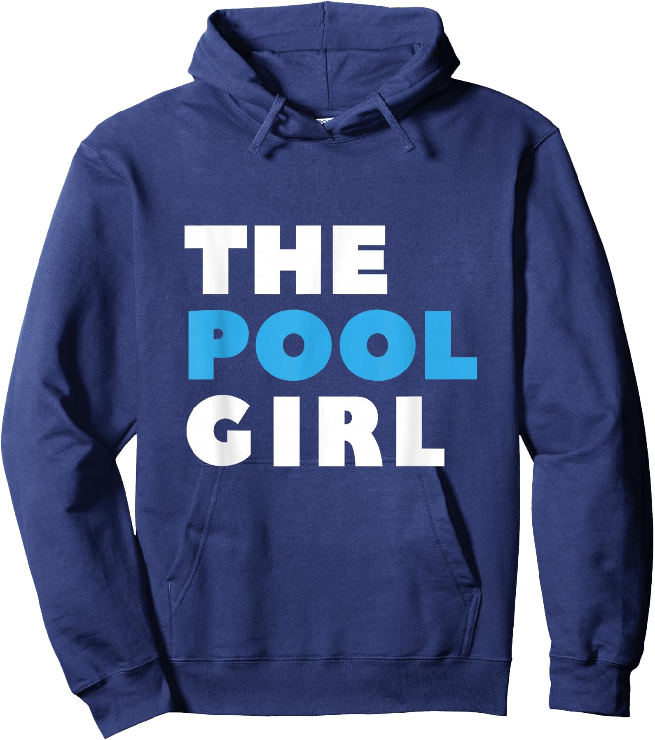 The Pool GIRL swimmer swimming pool repair team Hoodie - Hoodie | Navy