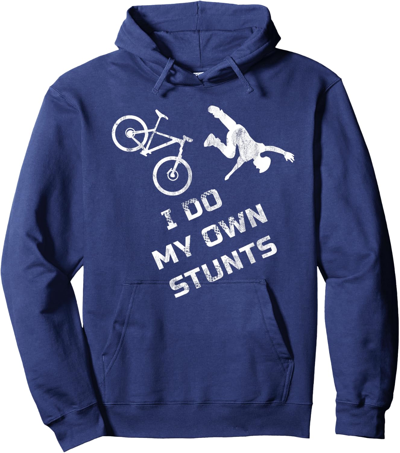 I do my own Stunts Mountain Bike Cycling Outfit MTB Life Hoodie - Hoodie | Navy