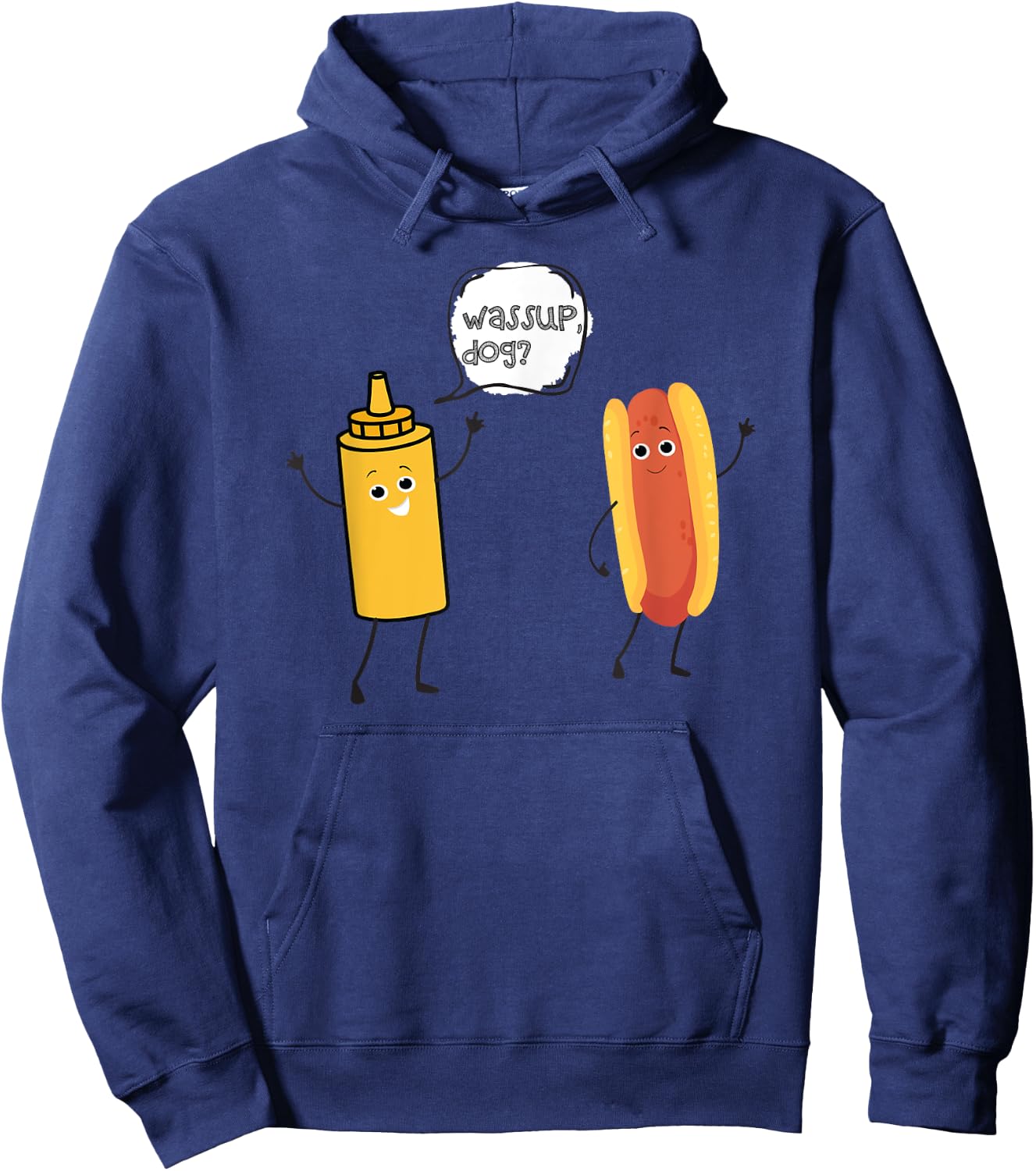 Wassup Dog Hoodie - Hoodie | Navy