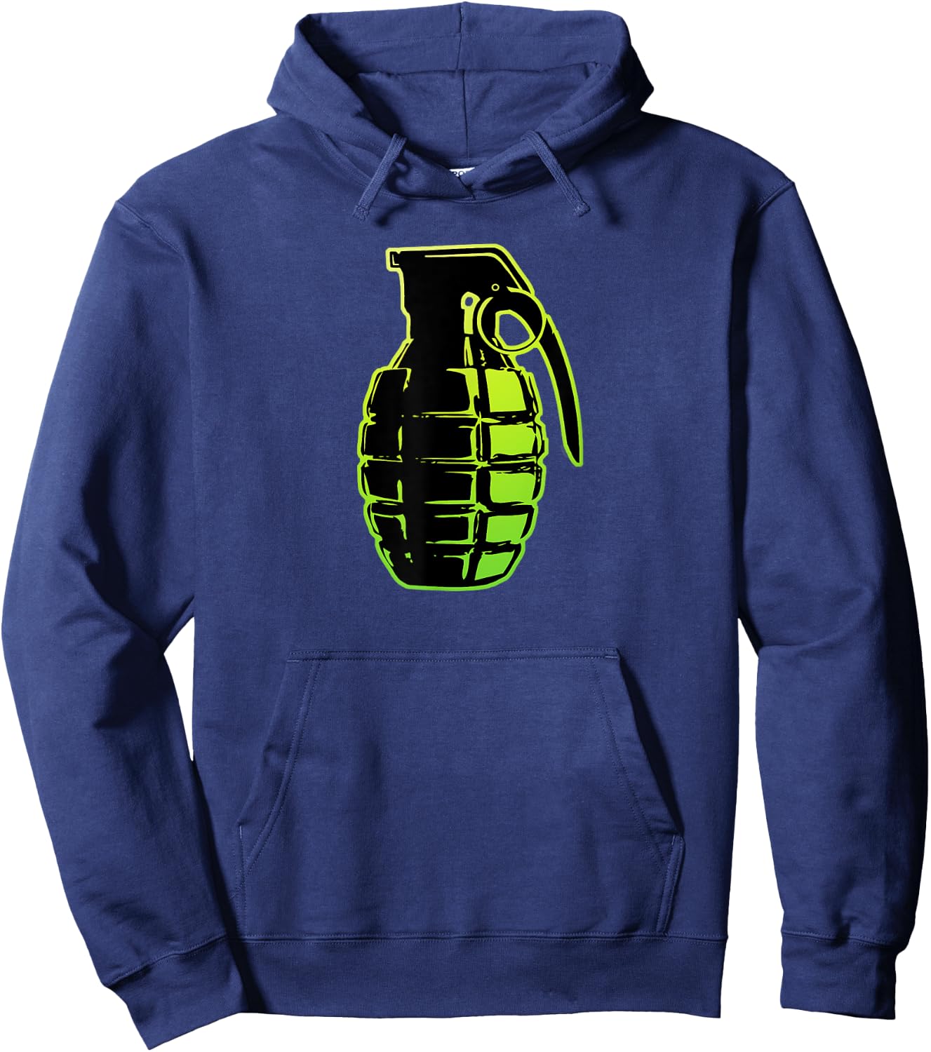 Pineapple Hand Grenade Classic Retro . Hoodie - Hoodie | Navy