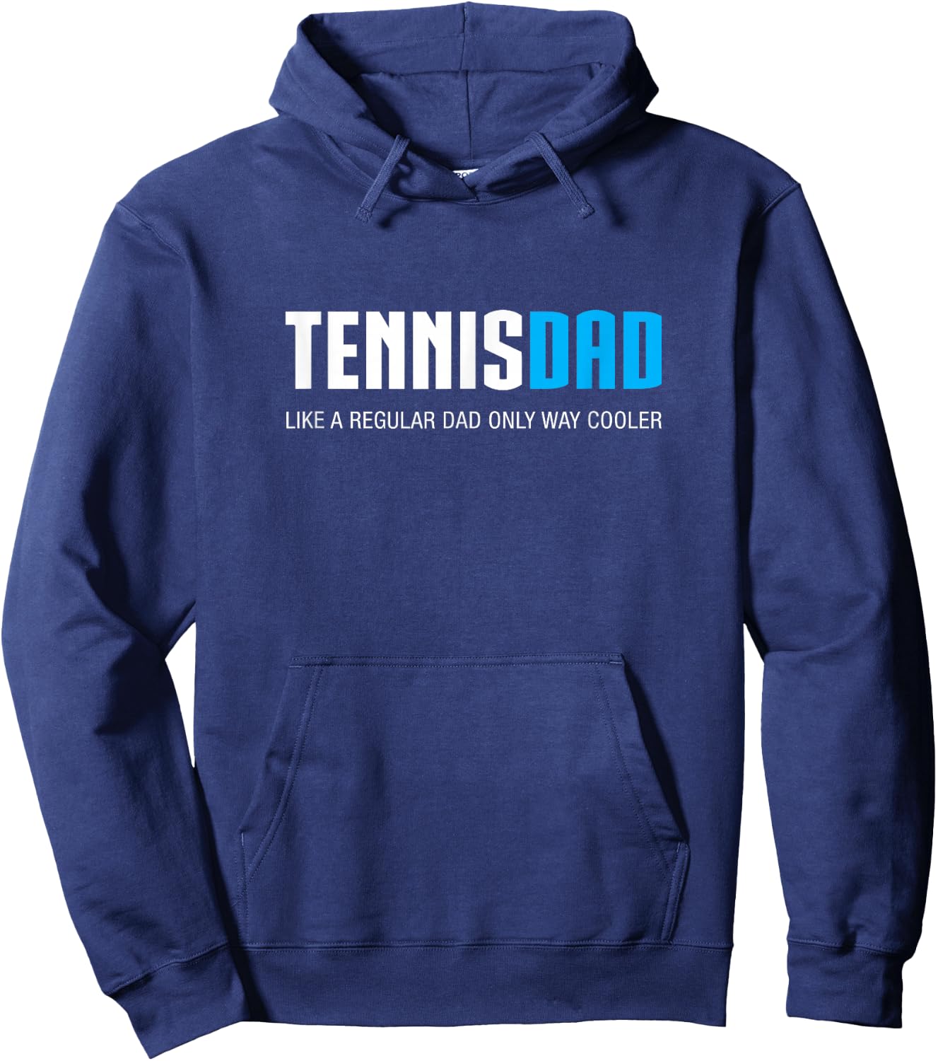Tennis Dad Shirt, Funny Cute Father's Day Gift Hoodie - Hoodie | Navy