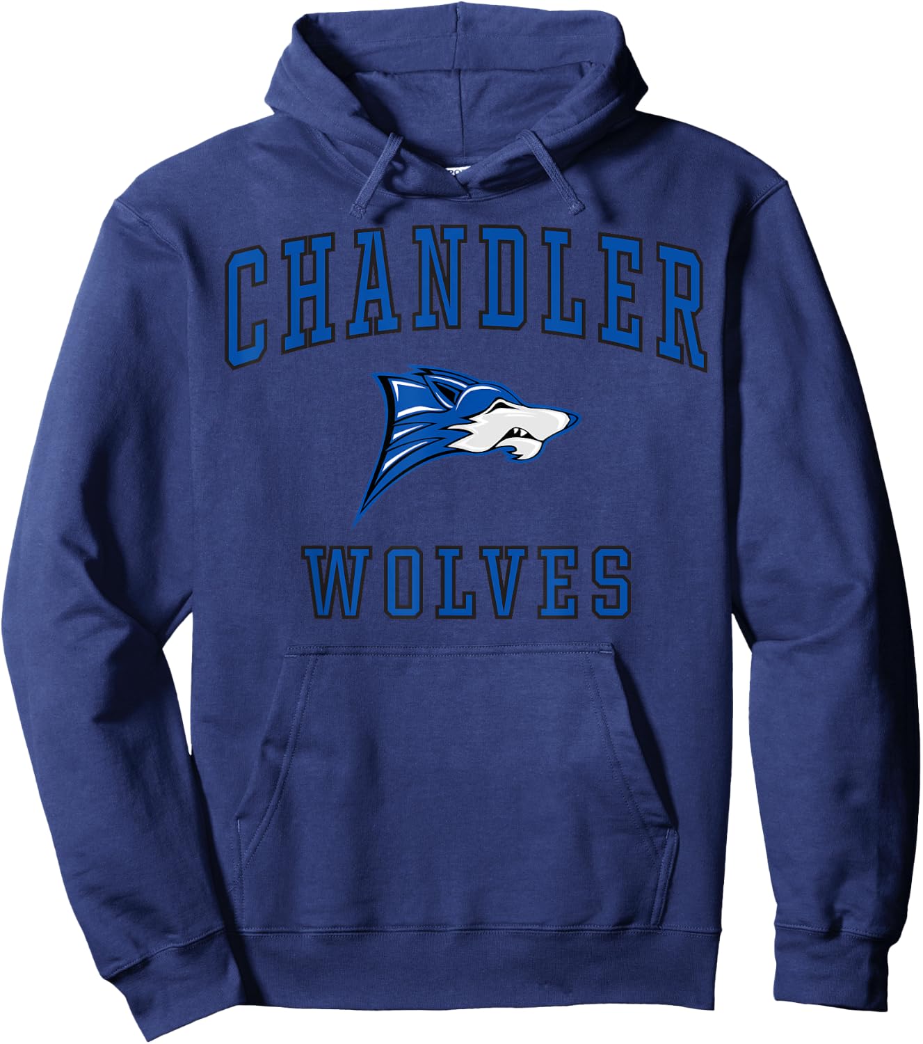 Chandler High School Wolves C1 Hoodie - Hoodie | Navy