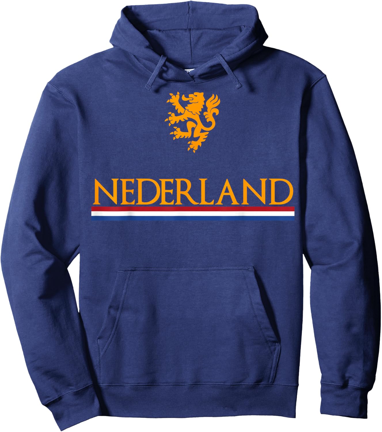 Nederland Soccer Jersey Shirt Oranje Netherlands Dutch Lion Hoodie - Hoodie | Navy