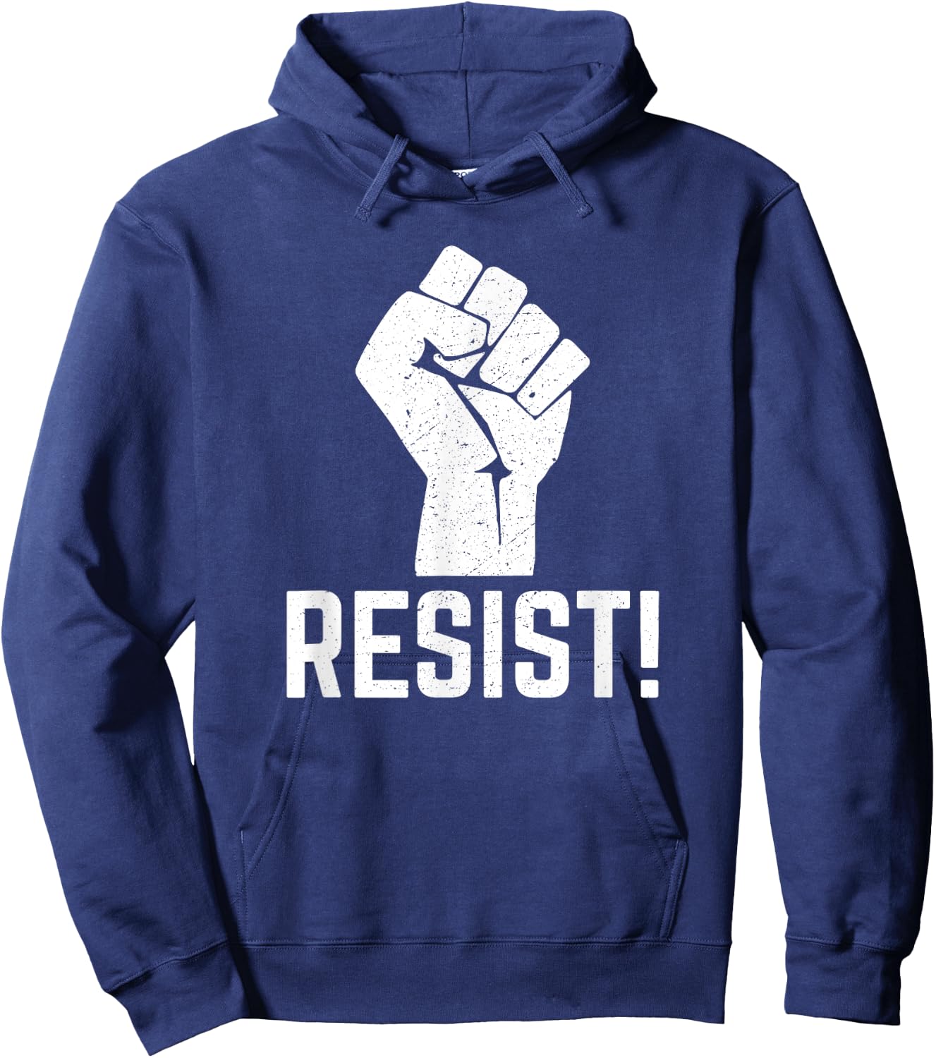 Resist & Resistance Fist Hoodie - Hoodie | Navy