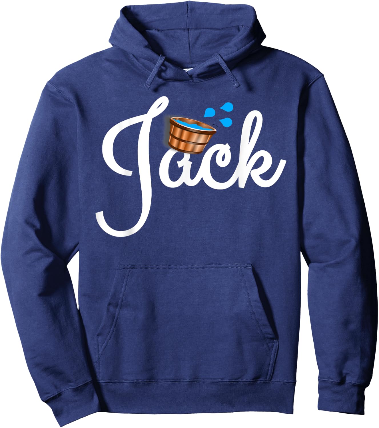Jack and Jill Halloween Matching Couple Hoodie - Hoodie | Navy