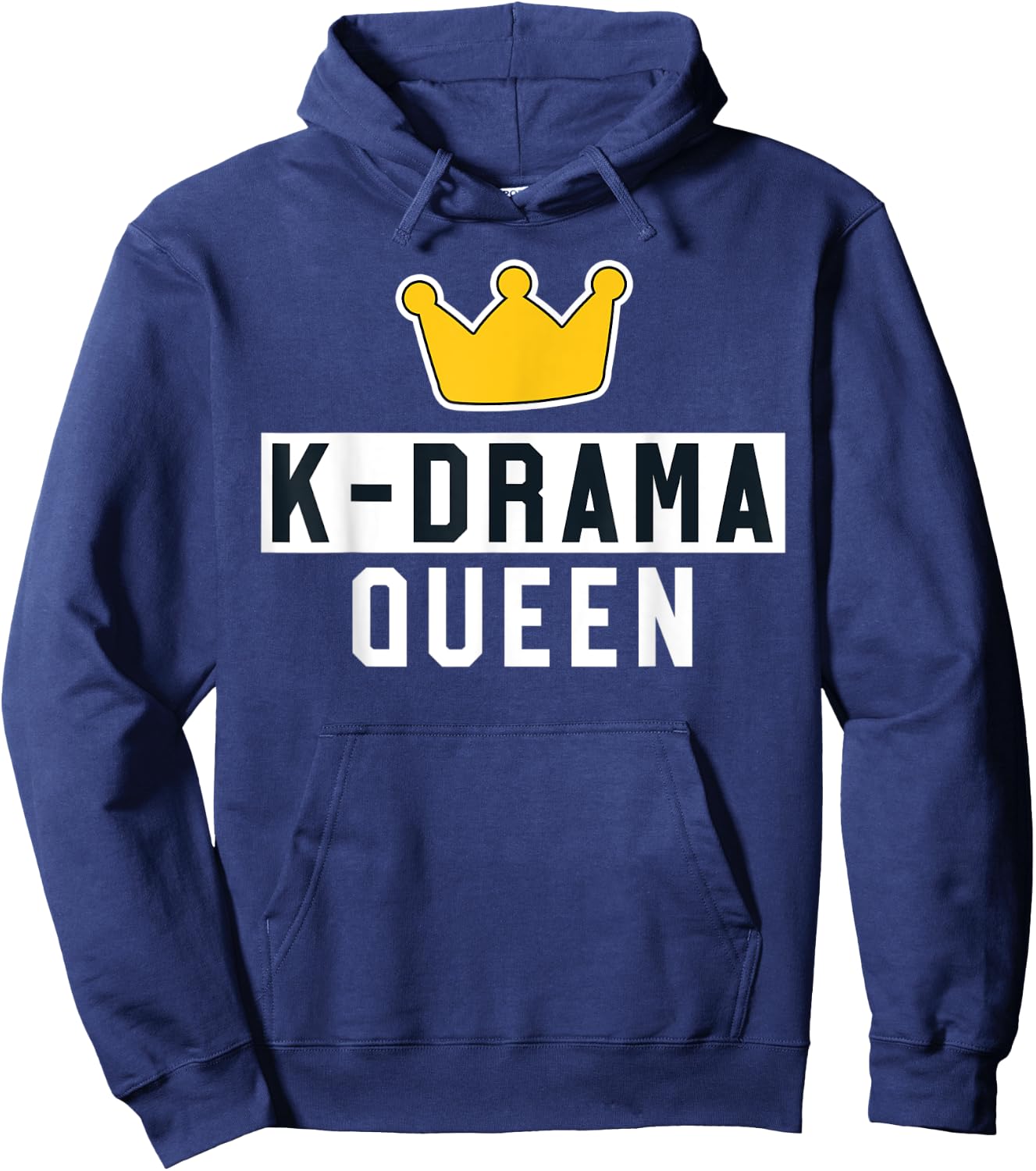 K-Drama Queen - Kawaii K-Pop Shirt Merchandise Merch Hoodie - Hoodie | Navy