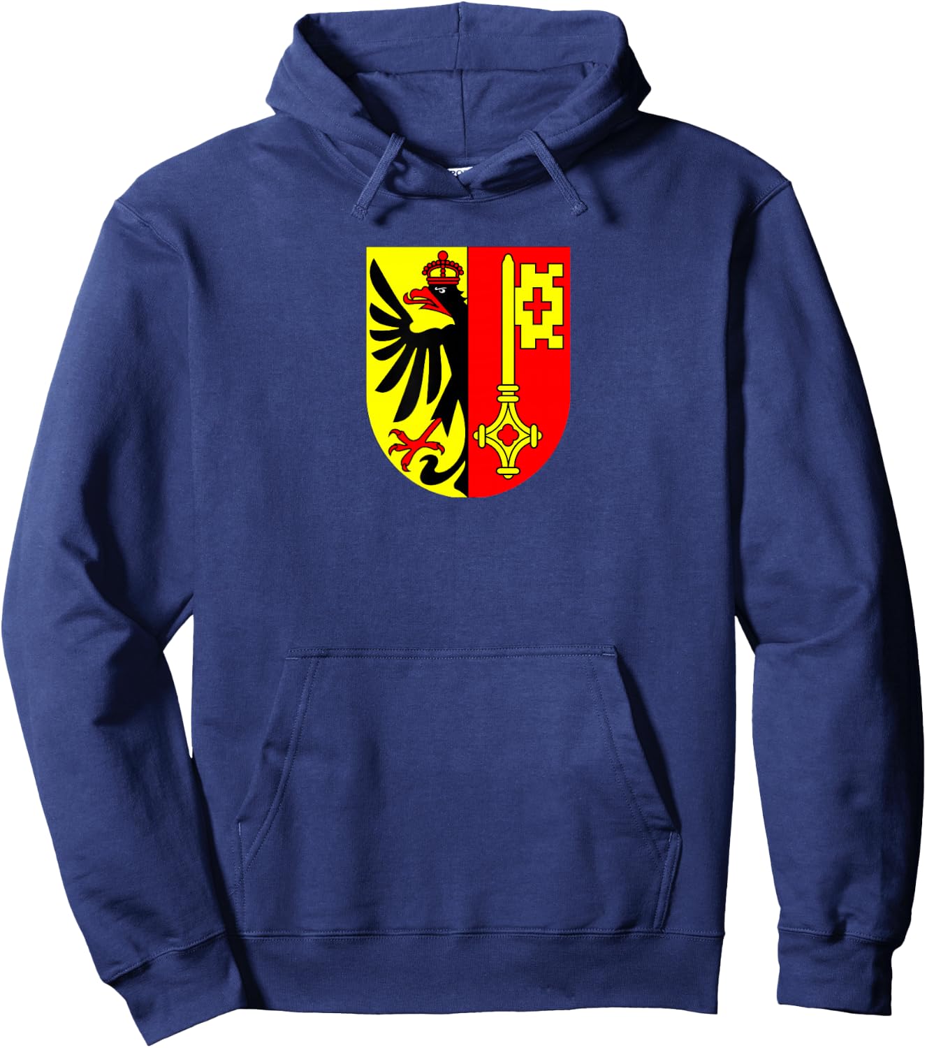 Geneva - Swiss Canton and City Coat of Arms Hoodie - Hoodie | Navy