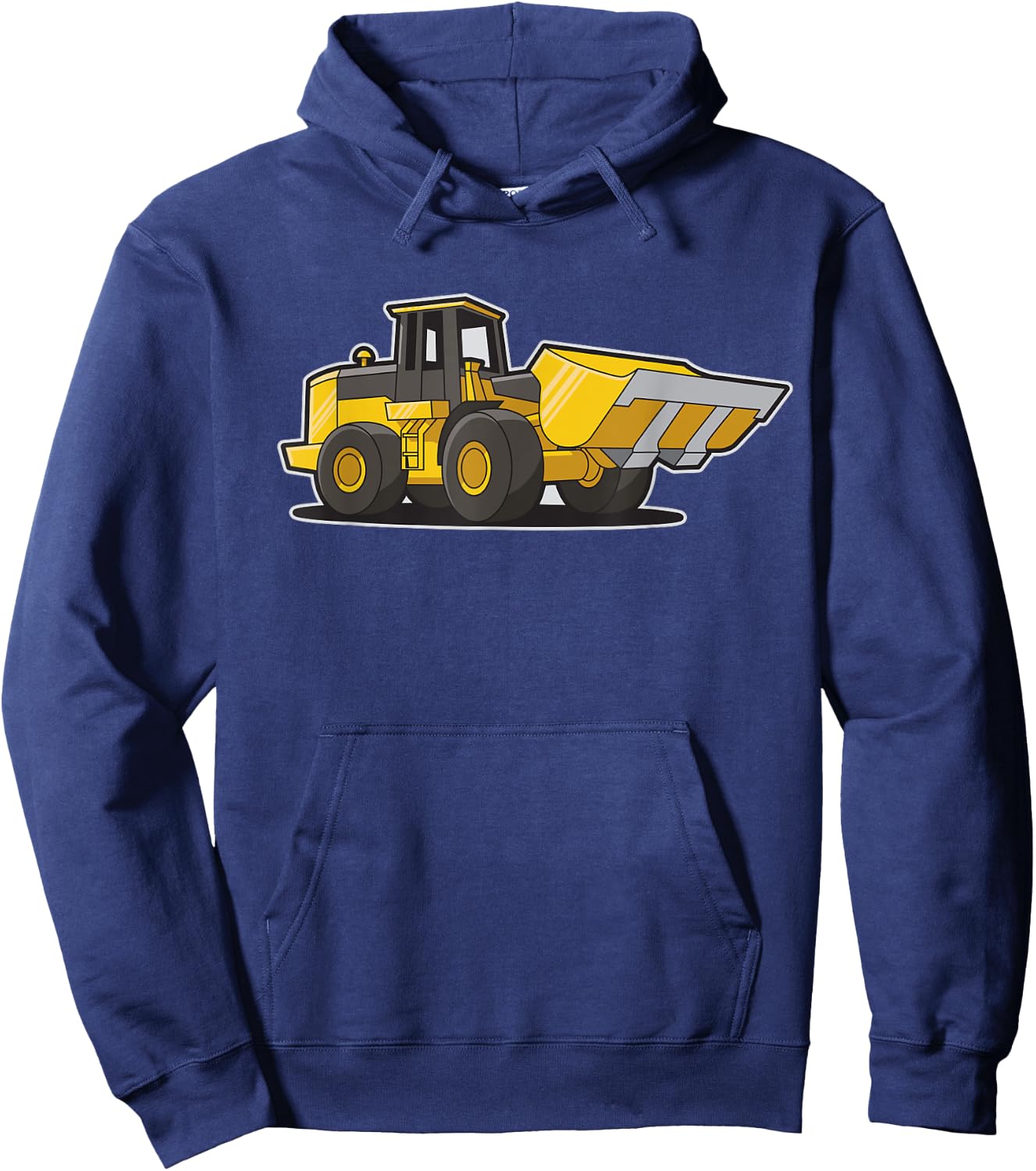 Construction Front Loader Tractor Shirt For Adults And Kids Hoodie - Hoodie | Navy