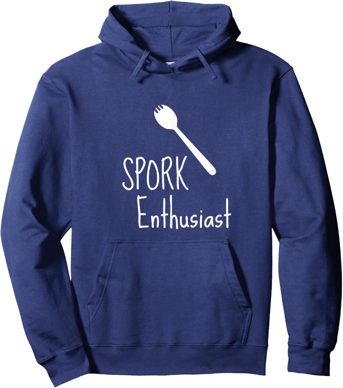 Spork Enthusiast Kitchen Women's Men's Funny Hoodie - Hoodie | Navy