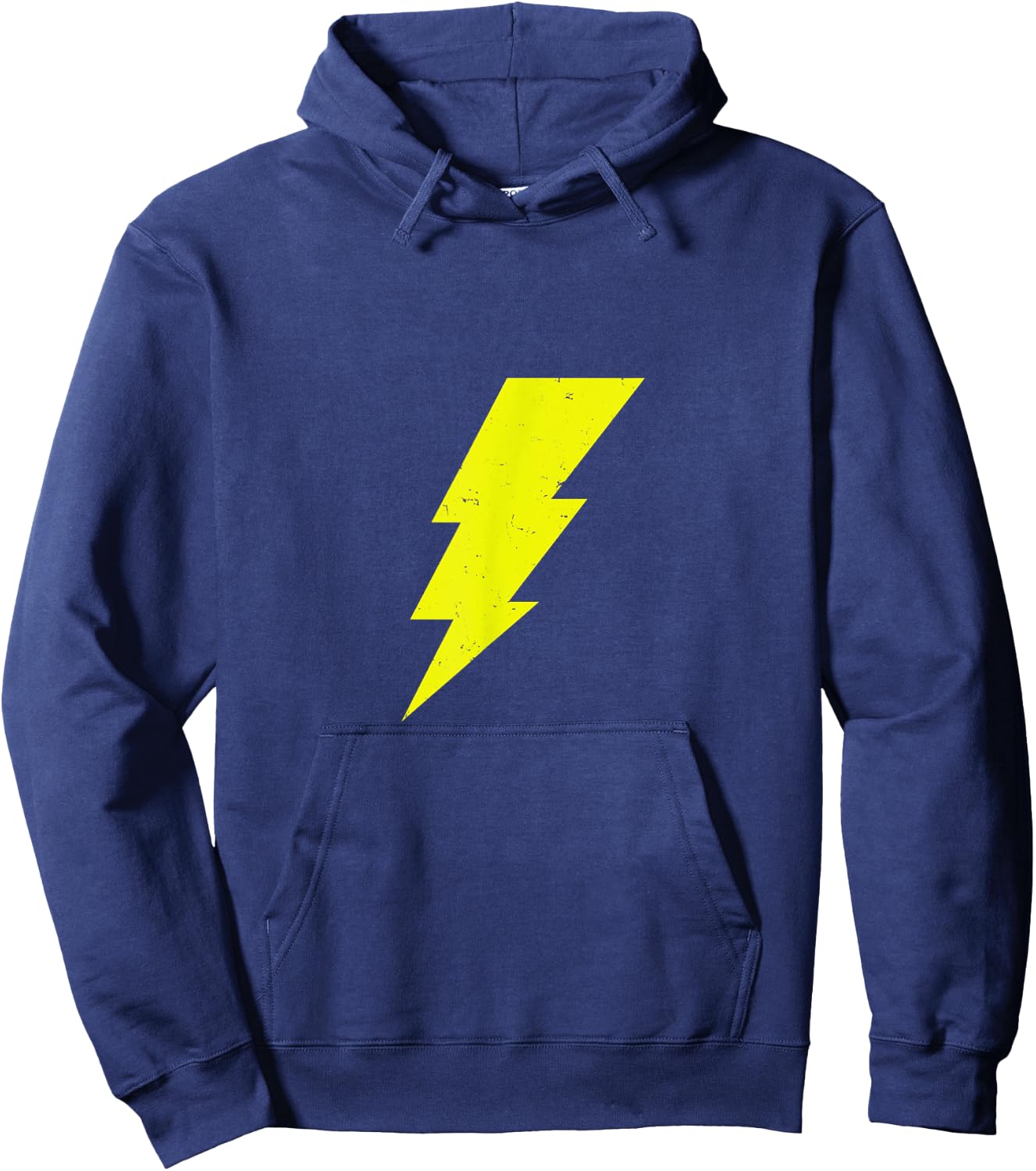 Superhero Comic Lightning Bolt Costume Suit Hoodie - Hoodie | Navy