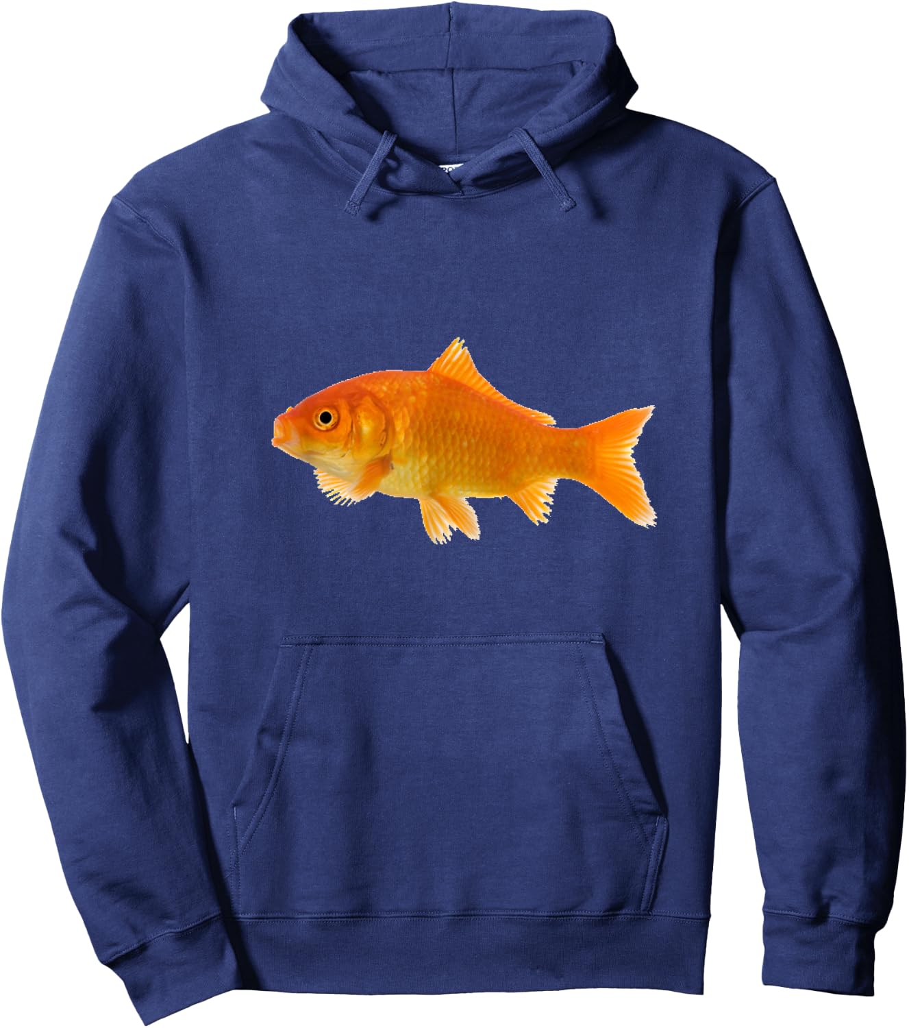 Goldfish Fish Orange Aquarium Fishy Hoodie - Hoodie | Navy