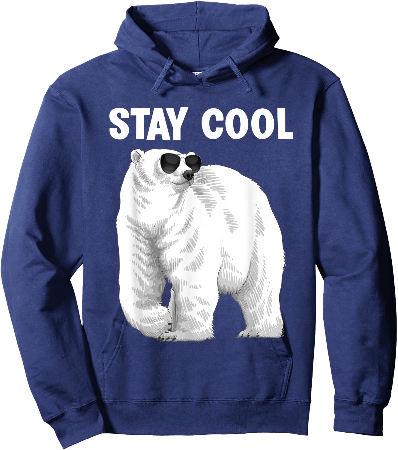 Cool Polar Bear Design Women Animal Polar Bear Lover Hoodie - Hoodie | Navy