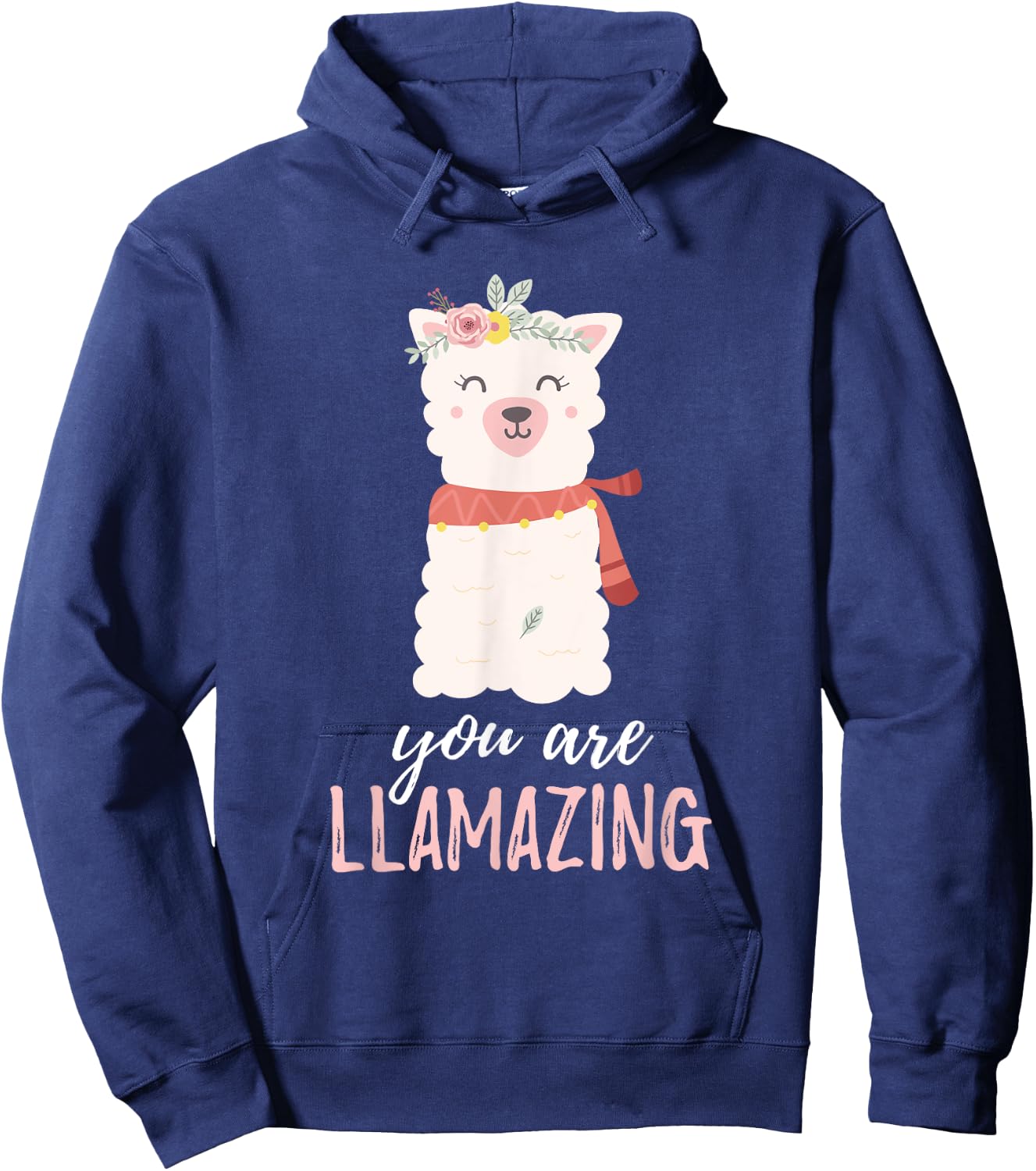 You Are Llama Llamazing | Alpaca Cute Critter Hoodie - Hoodie | Navy
