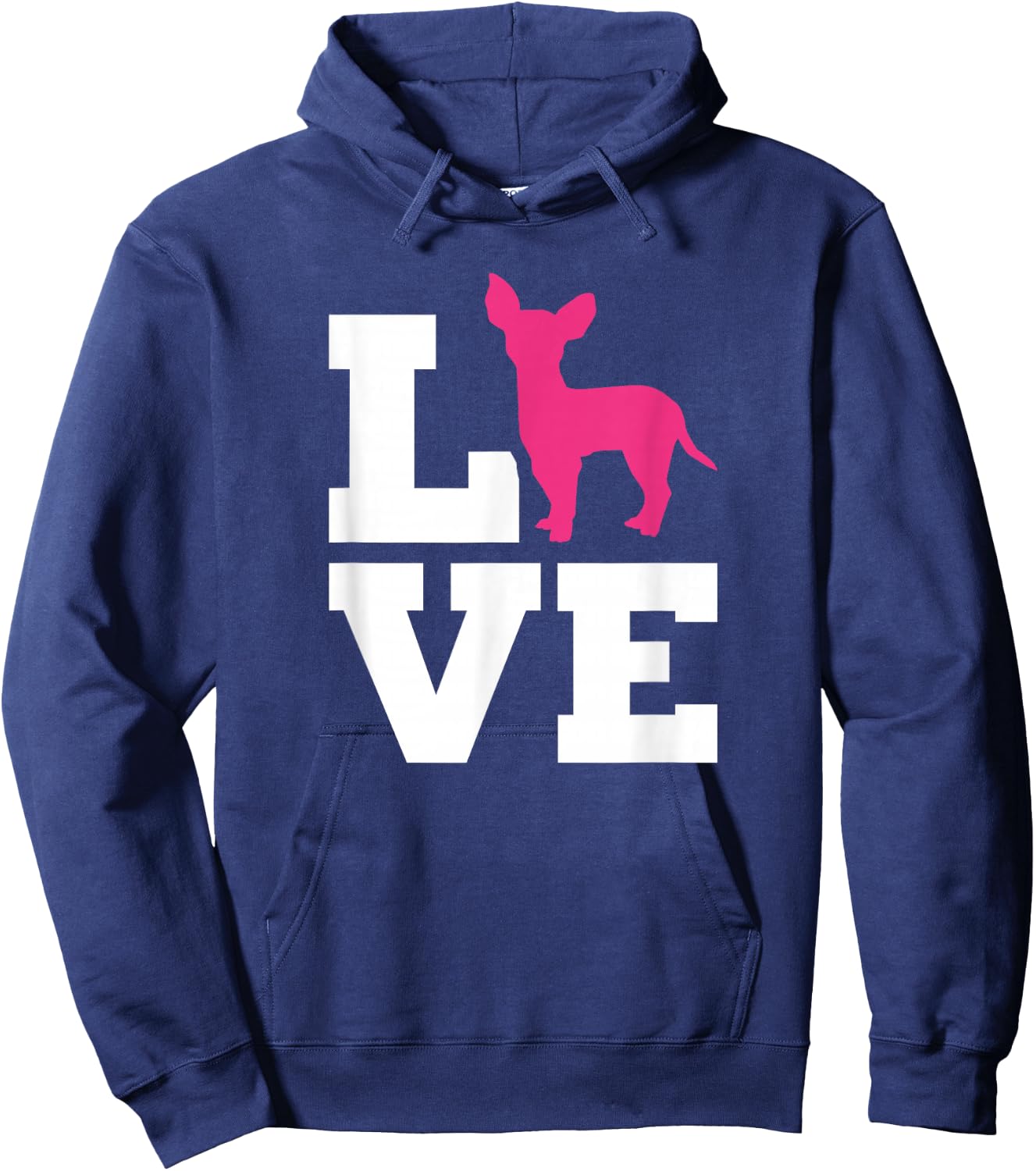 Chihuahua Love Hoodie - Hoodie | Navy