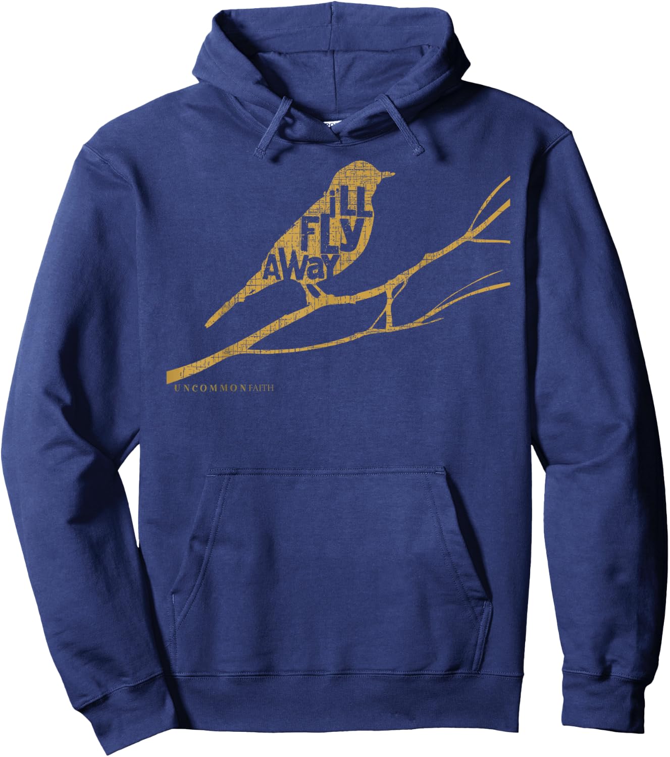 I'll Fly Away-Christian , Graphic Hoodie - Hoodie | Navy