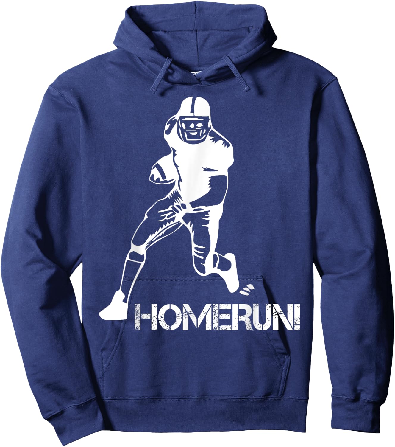 Homerun Football Funny Football Baseball Mix Up Humor Hoodie - Hoodie | Navy