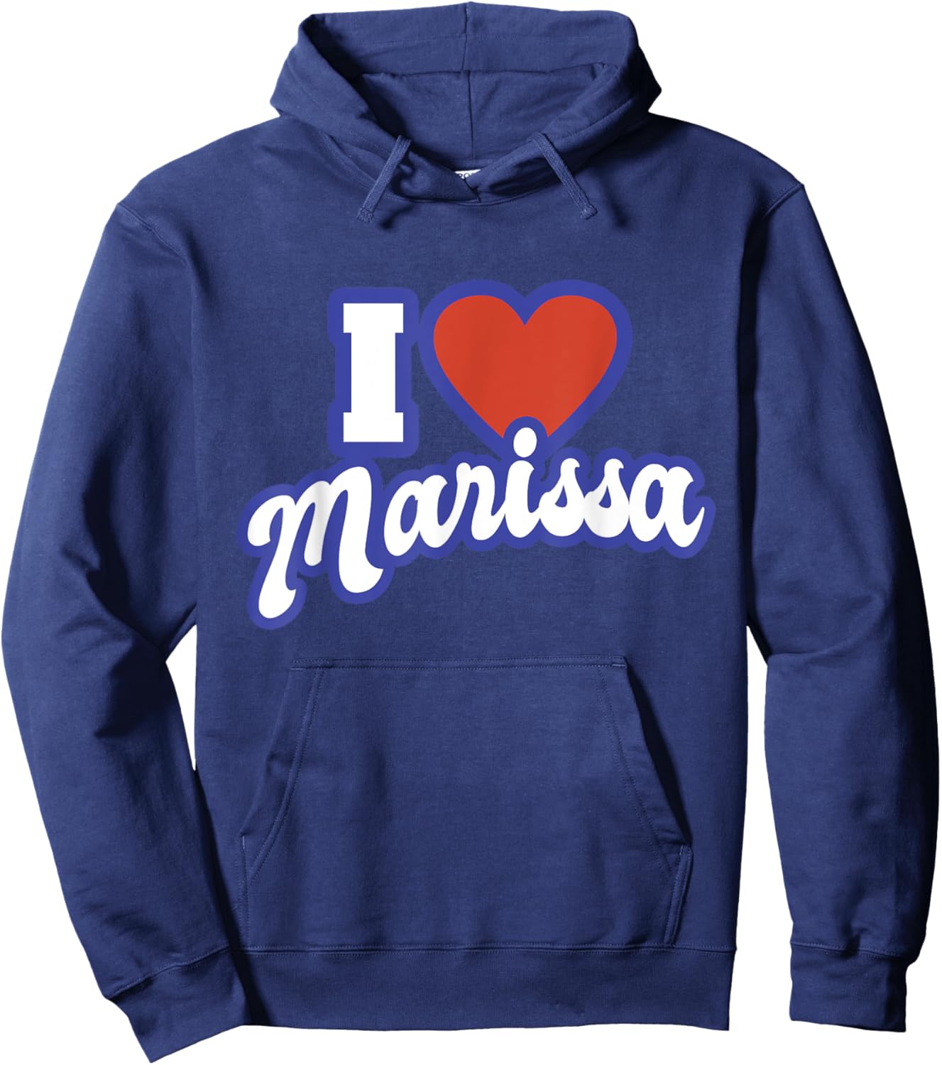 I Love Marissa Hoodie - Hoodie | Navy
