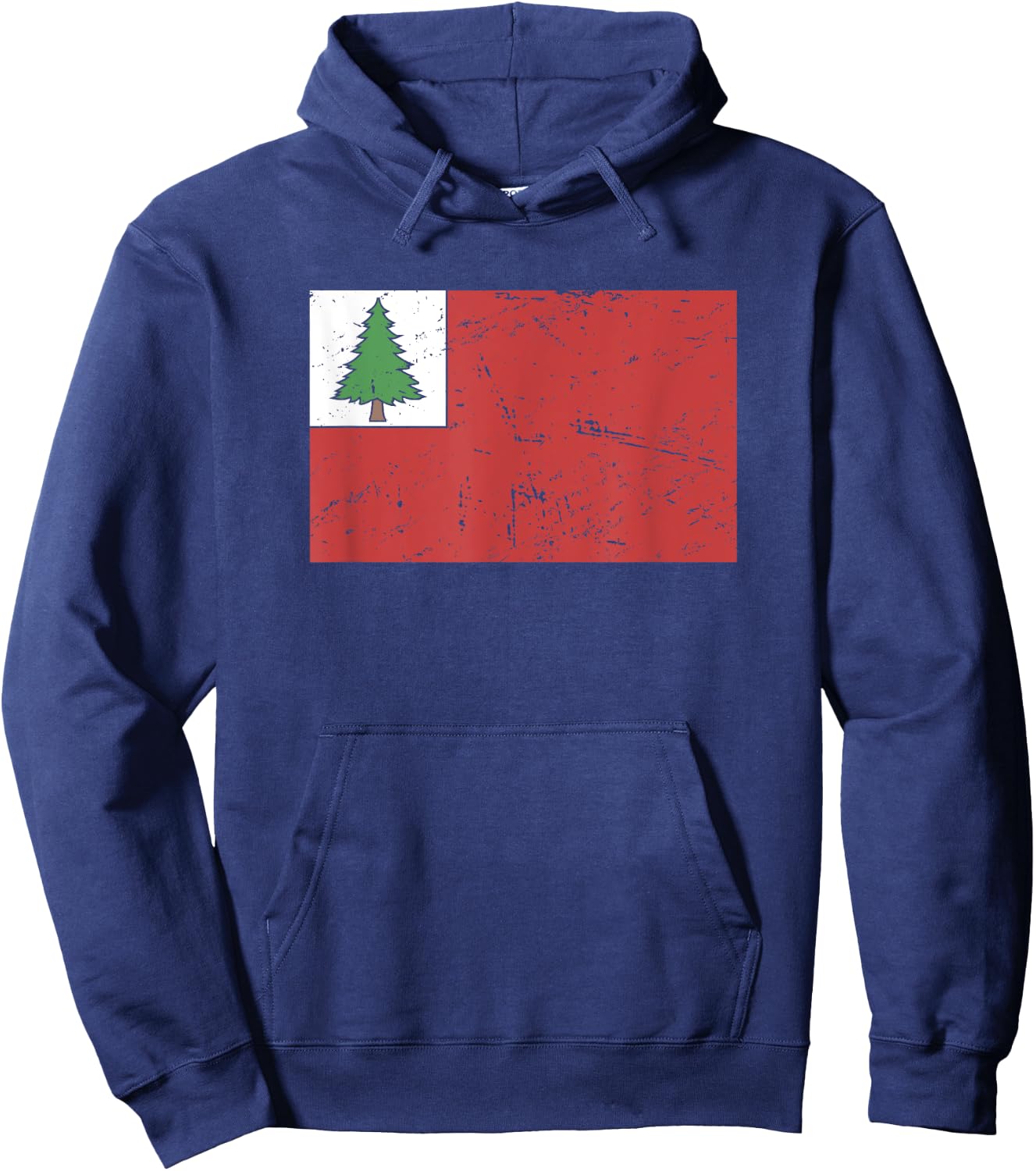 Flag Of New England 1776 American Revolutionary War Hoodie - Hoodie | Navy