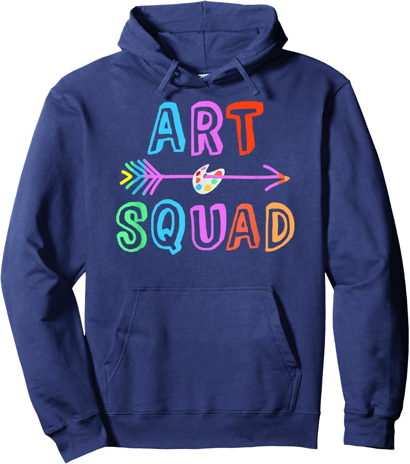 ART SQUAD School Visual Artist Teacher Artistic Student Club Women Girls Kids Hoodie - Hoodie | Navy