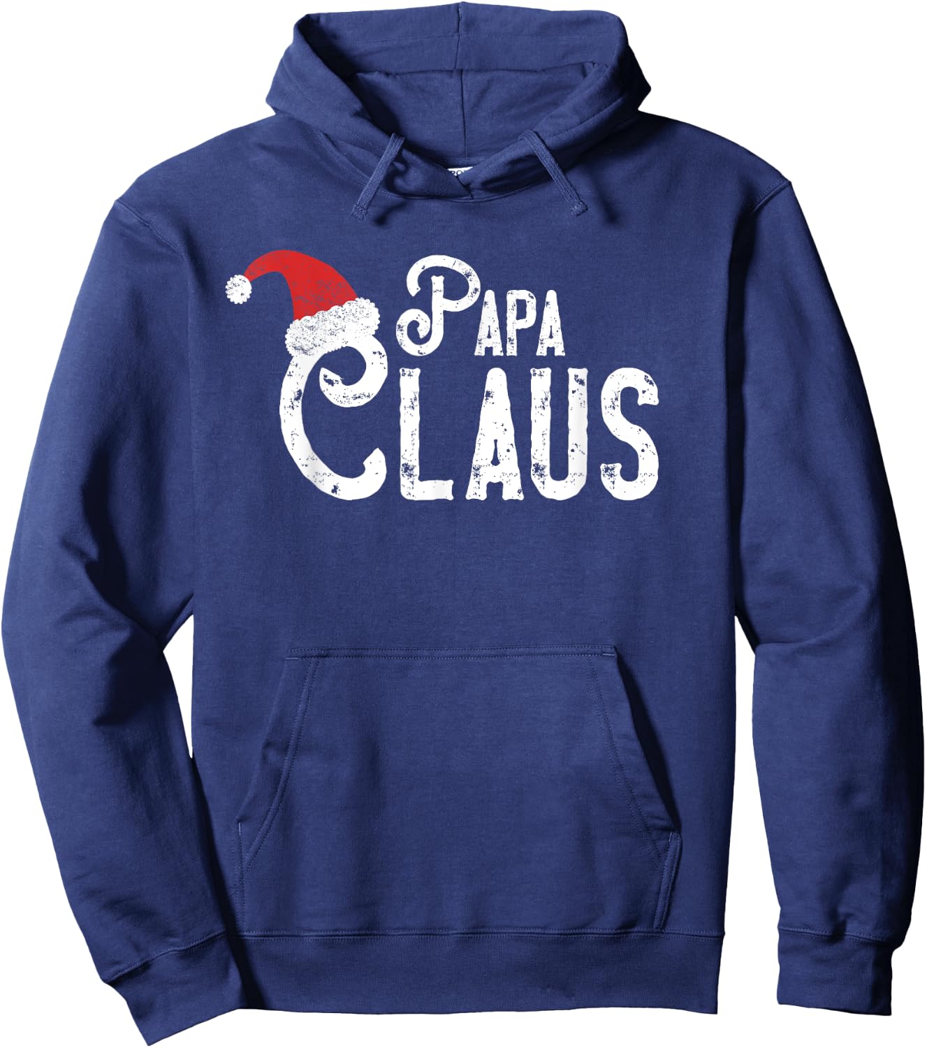 Papa Claus - Matching Family Christmas Shirt Hoodie - Hoodie | Navy
