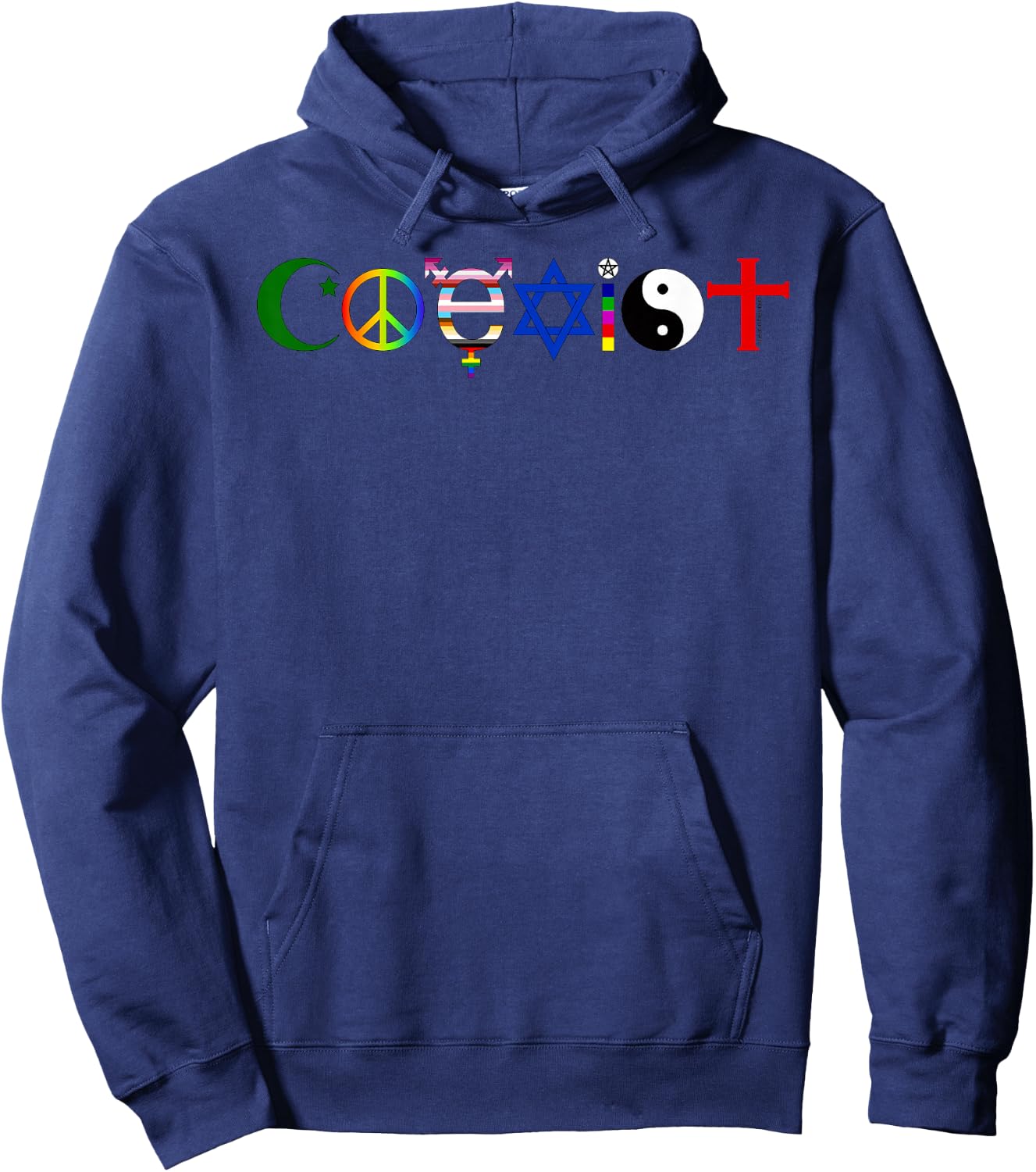 Coexist Hoodie - Hoodie | Navy