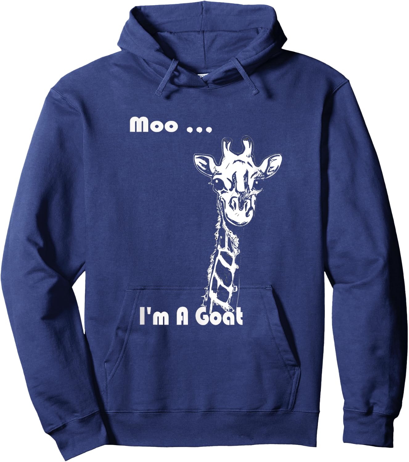 Moo I'm A Goat Funny Gift vintage and family t shirt Hoodie - Hoodie | Navy