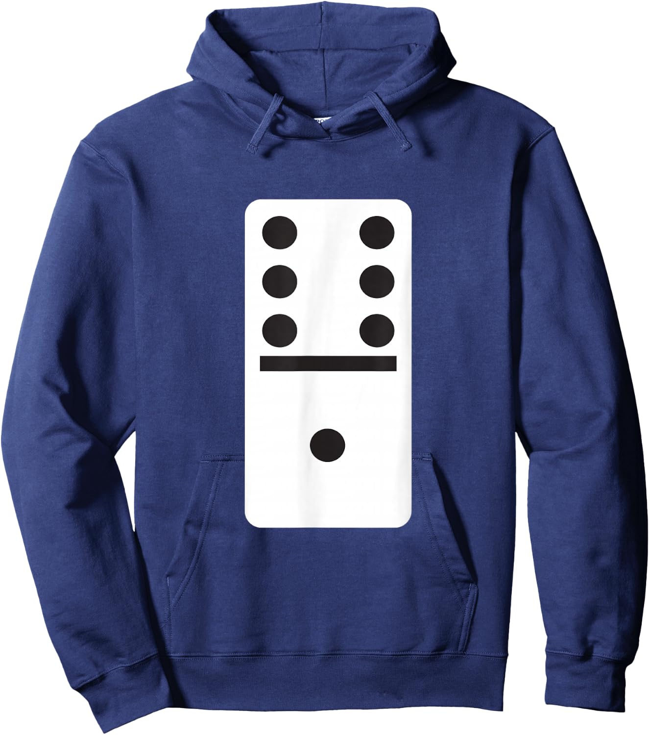 Six One Dominoes -Halloween Costume Domino Game Hoodie - Hoodie | Navy