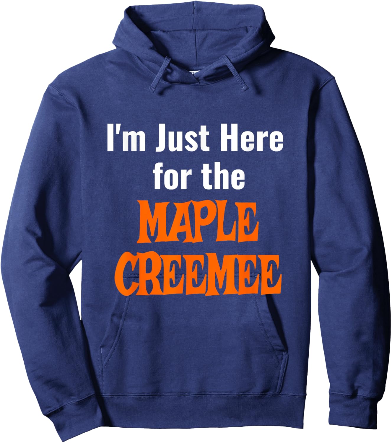 Maple Creemee Shirt - Vermont Soft Serve Ice Cream Hoodie - Hoodie | Navy