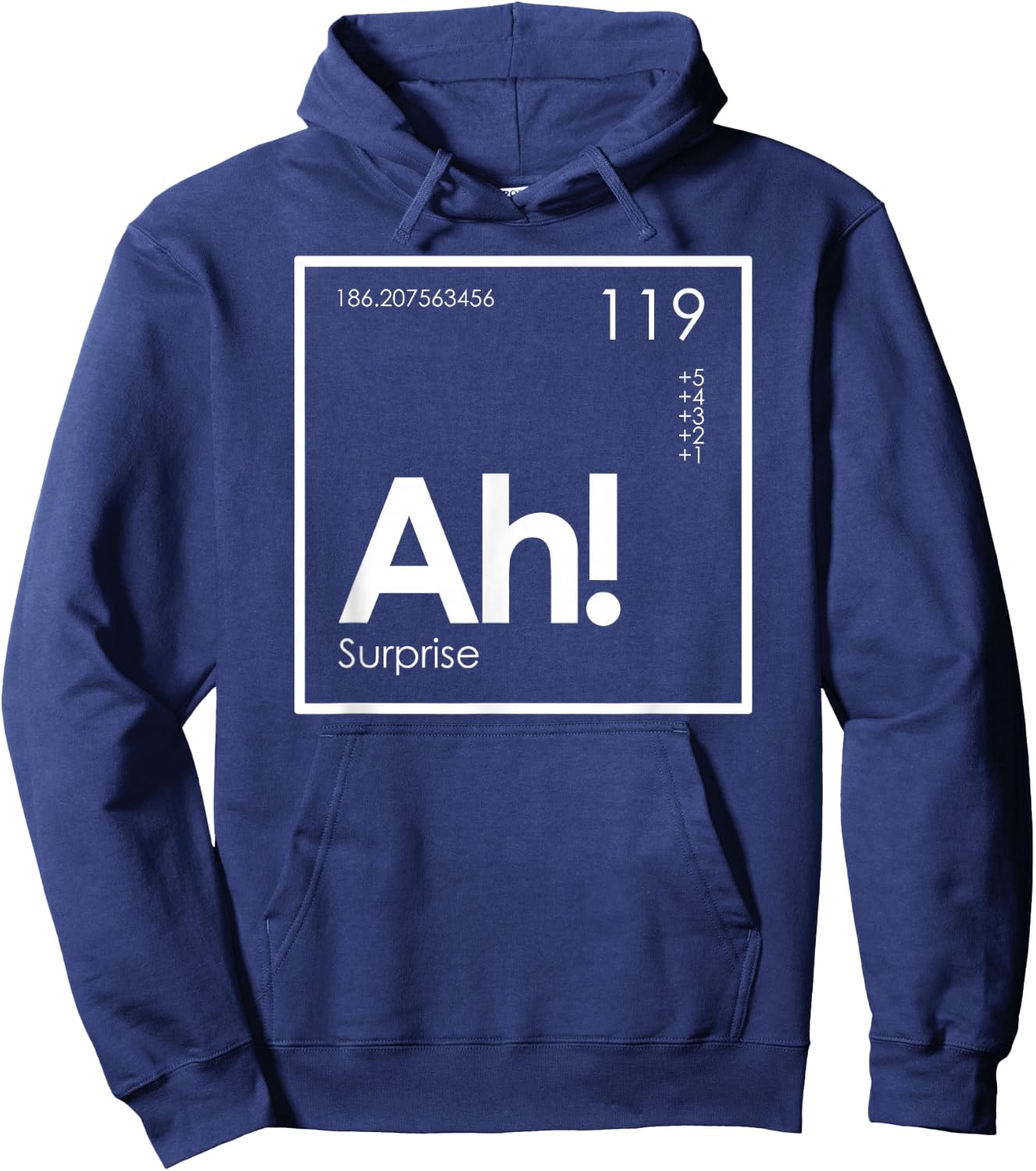 Ah! The Element of Surprise Funny Periodic Table Hoodie - Hoodie | Navy
