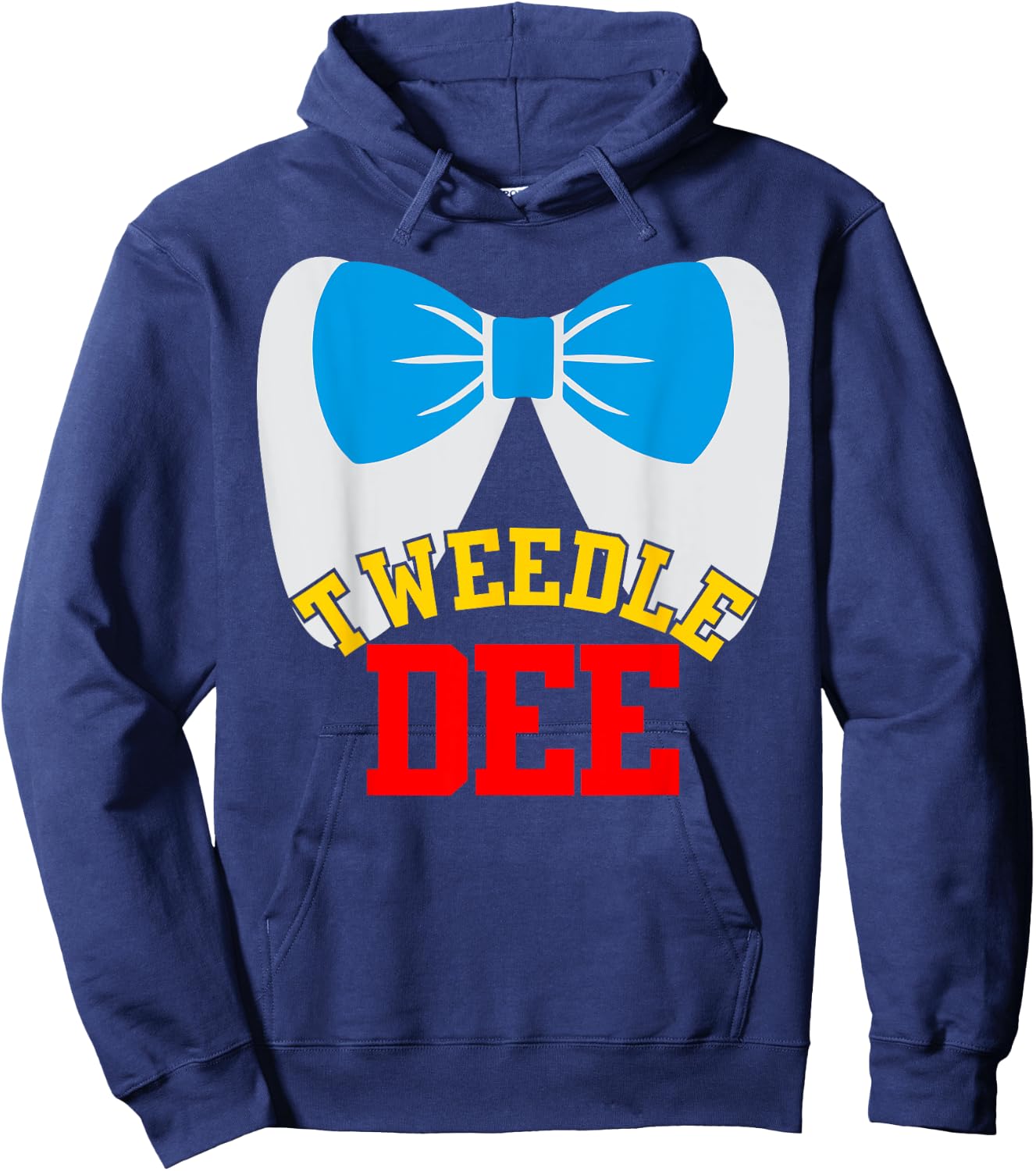 Tweedle Dee Dum funny matching halloween costume for couples Hoodie - Hoodie | Navy