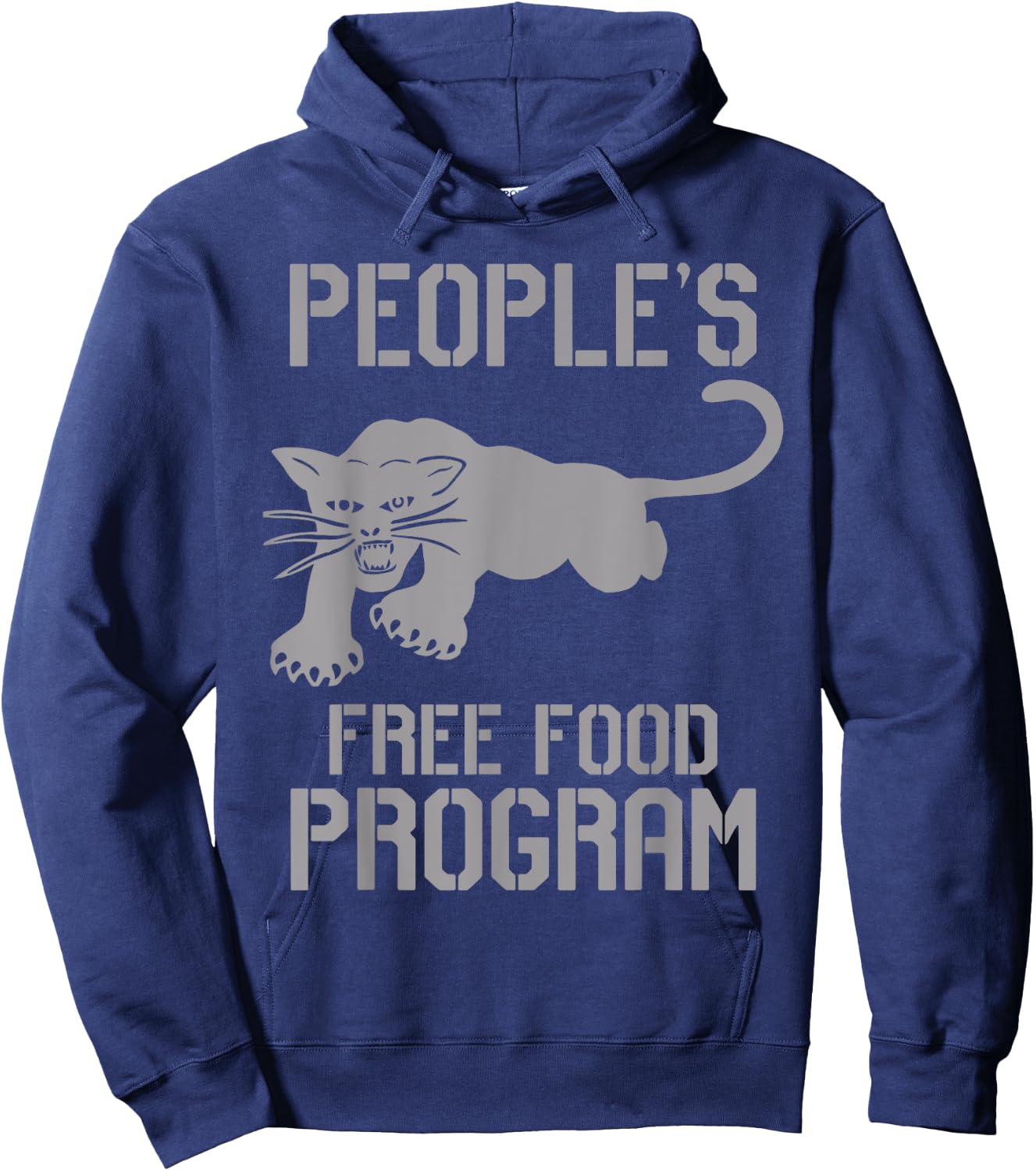 People's Free Food Program T shirt Hoodie - Hoodie | Navy