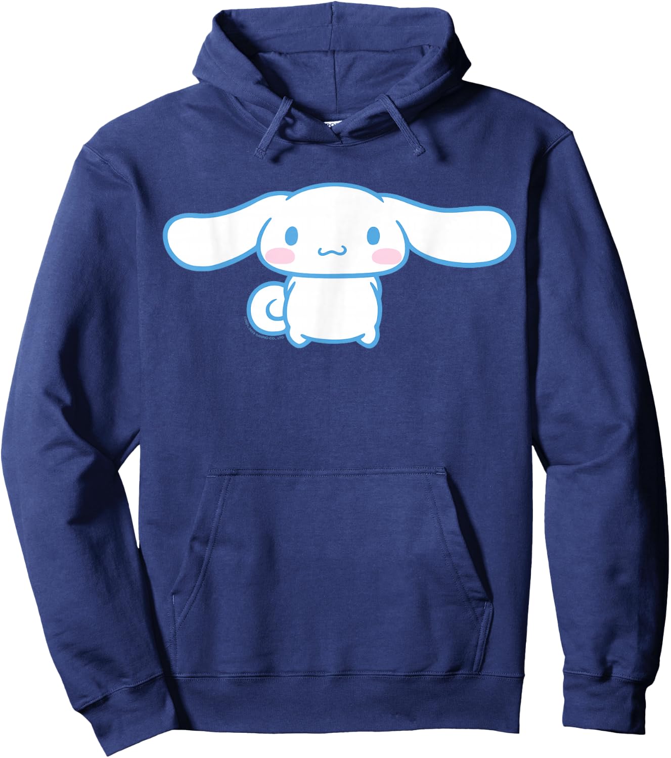 Cinnamoroll Front and Back Shirt Hoodie - Hoodie | Navy