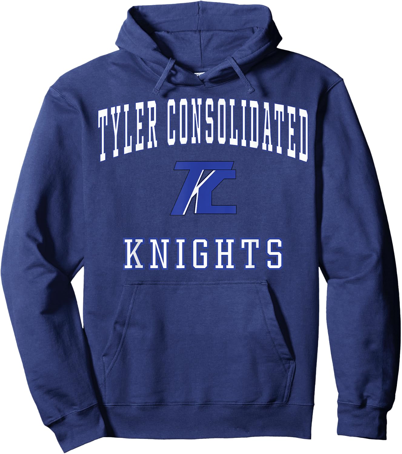 Tyler Consolidated High School Silver Knights C1 Hoodie - Hoodie | Navy