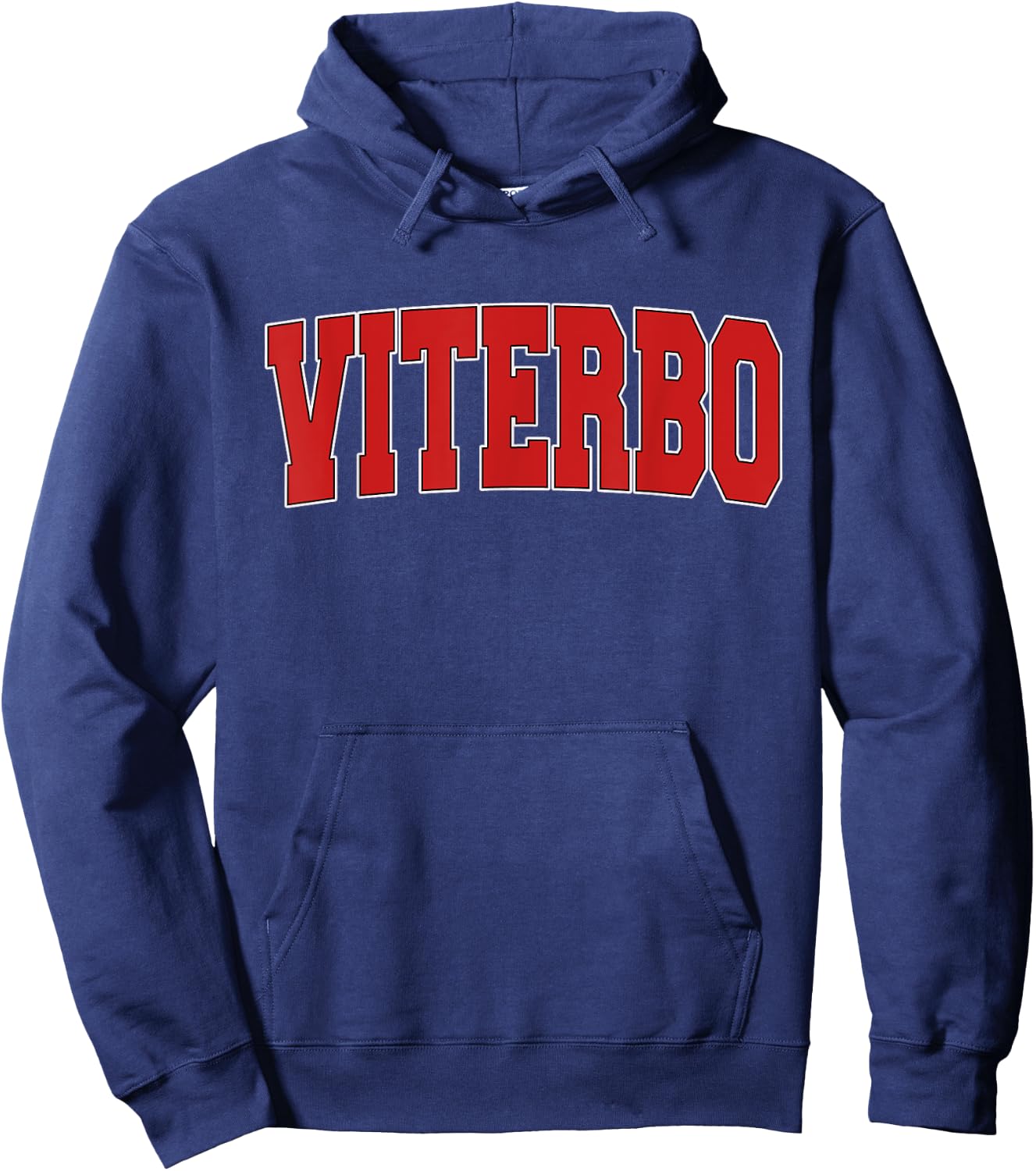 VITERBO ITALY Varsity Style Vintage Retro Italian Sports Hoodie - Hoodie | Navy