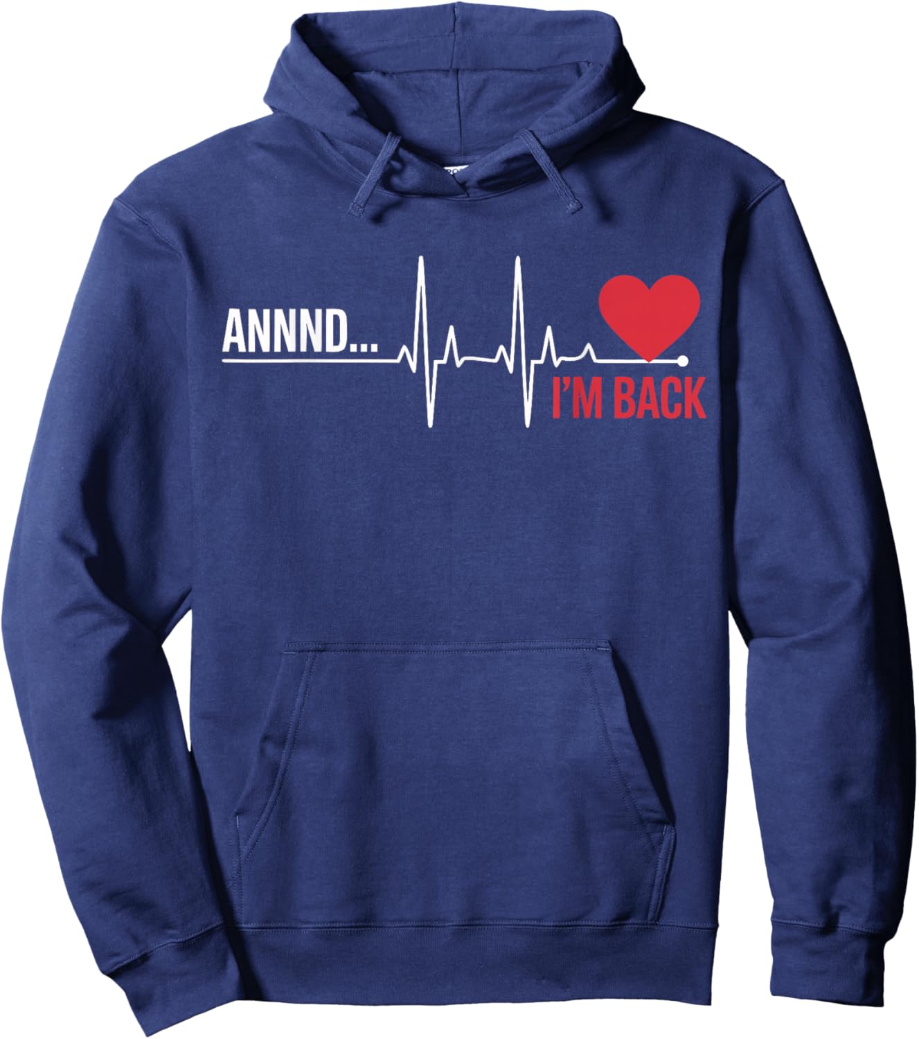 Critical Care Unit Medical Center Intensive Care Revive Hoodie - Hoodie | Navy