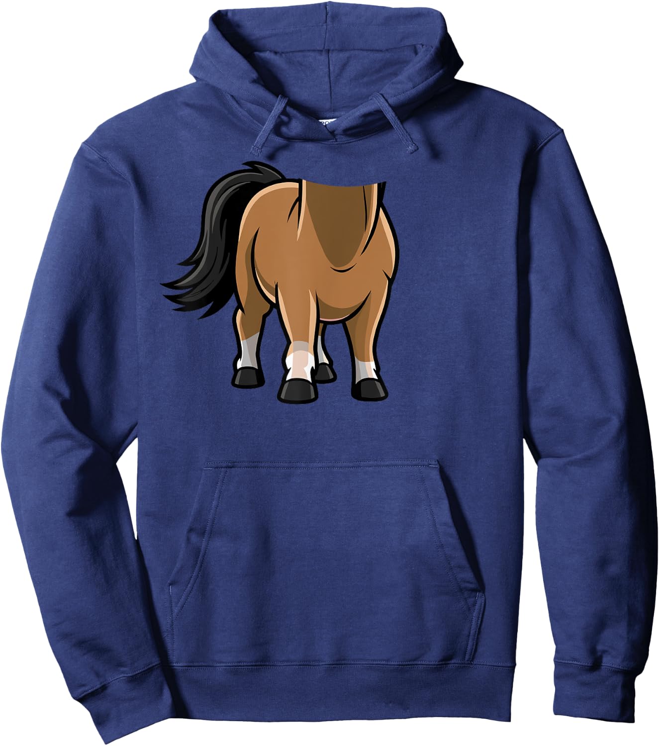 Horse Halloween Outfit Funny Simple Kids Costume Hoodie - Hoodie | Navy