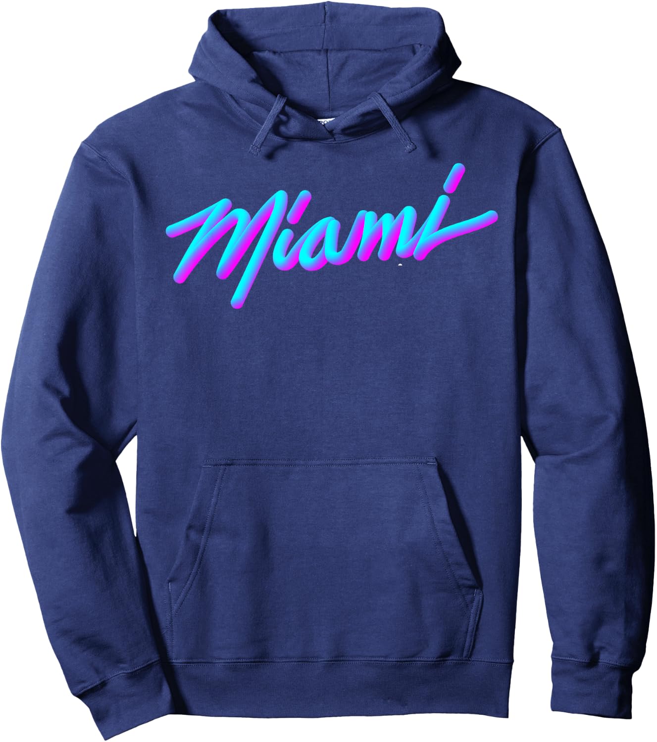 Miami - Vaperwave Synthwave 80s Style Retro Design Hoodie - Hoodie | Navy