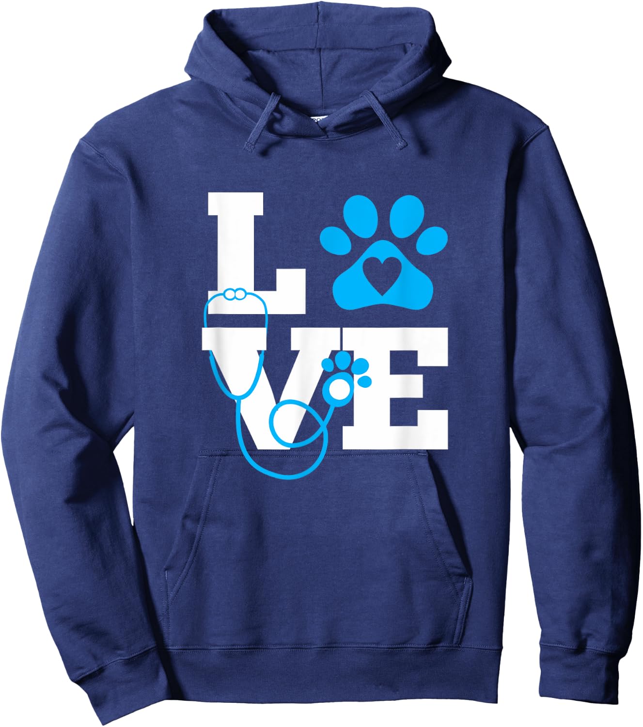 Love Veterinary Medicine Vet Tech Week Teacher Print Women Hoodie - Hoodie | Navy