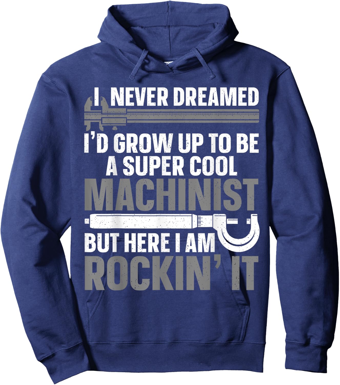 Cool Machinist Design Women Machining CNC Machinist Hoodie - Hoodie | Navy
