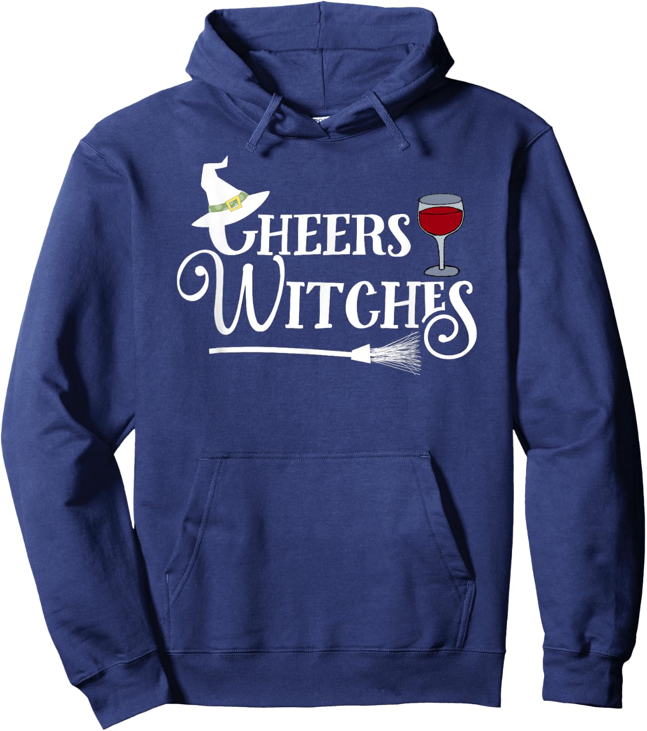 Cheers Witches! - Fun Witch Halloween Hoodie - Hoodie | Navy
