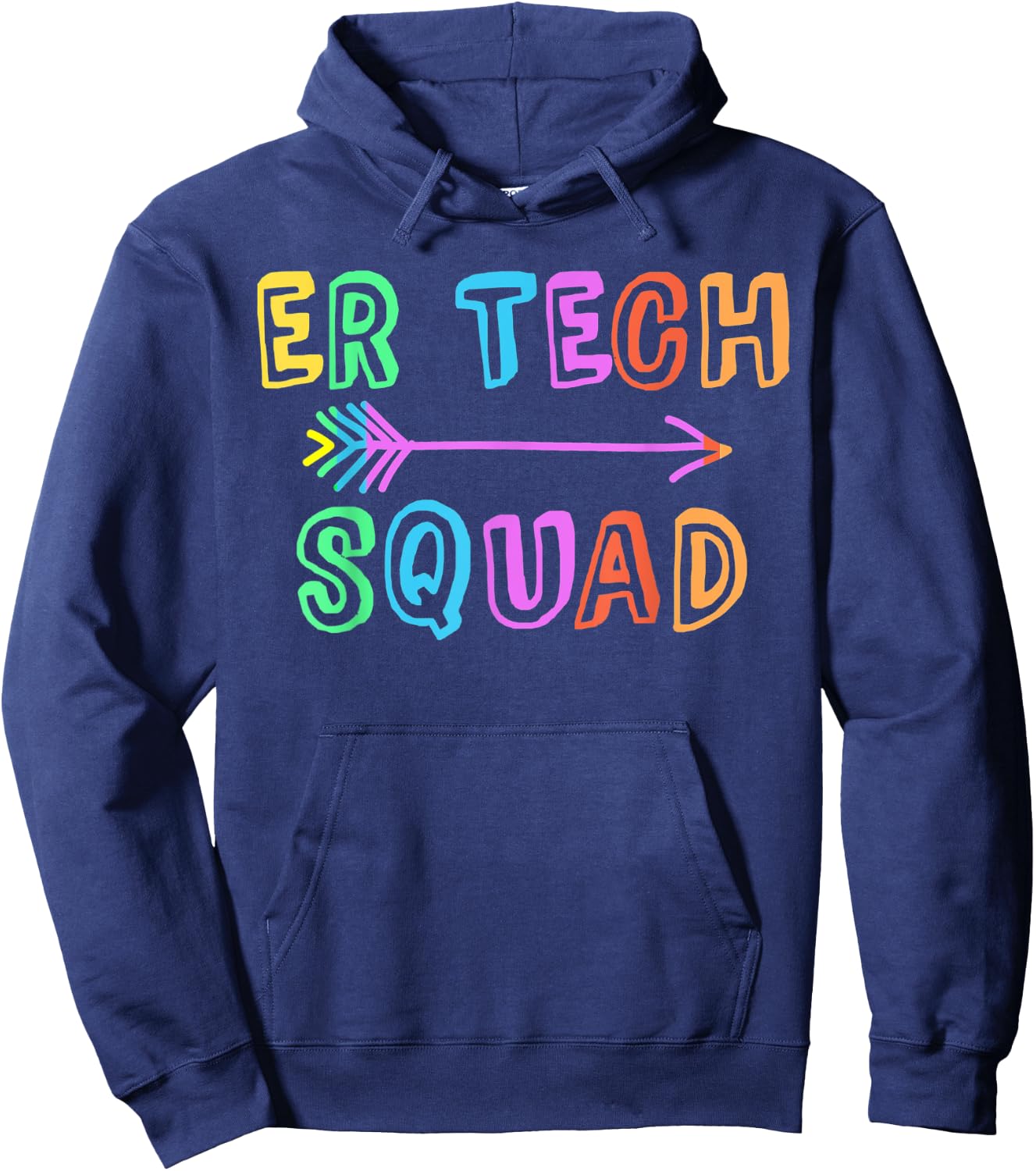 ER Tech Team Emergency Room Technical Crew Hoodie - Hoodie | Navy