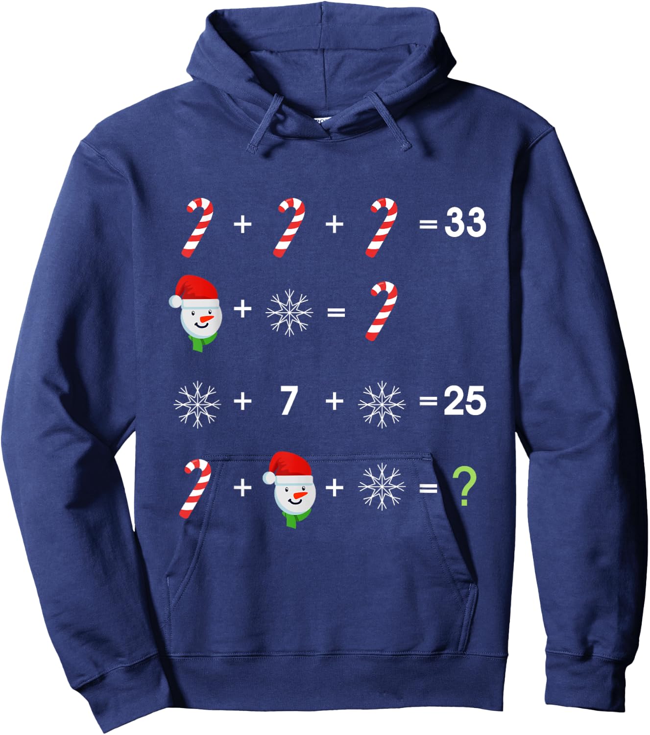 Order of Operations Quiz Funny Math Teacher Christmas Gift Hoodie - Hoodie | Navy