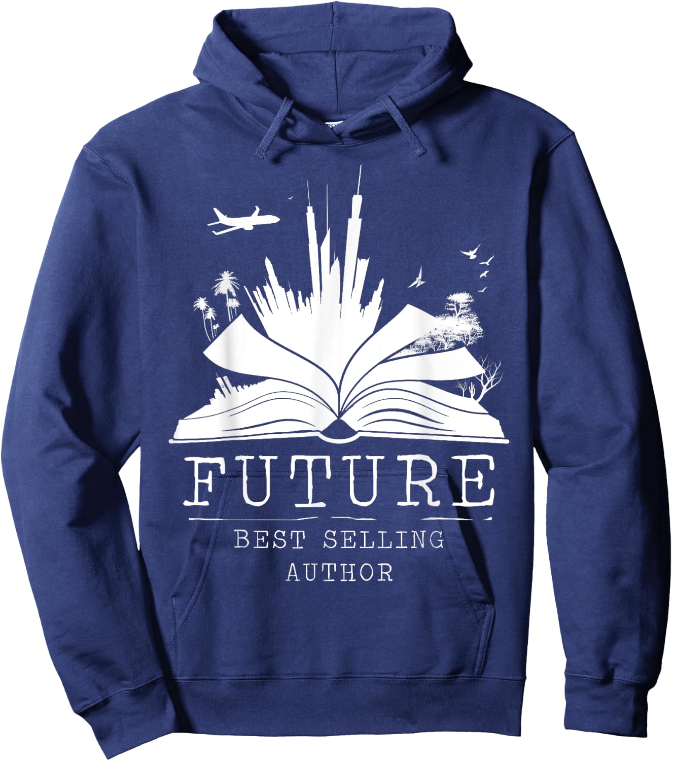 Future Bestselling Author Shirt | Funny Writer Hoodie - Hoodie | Navy
