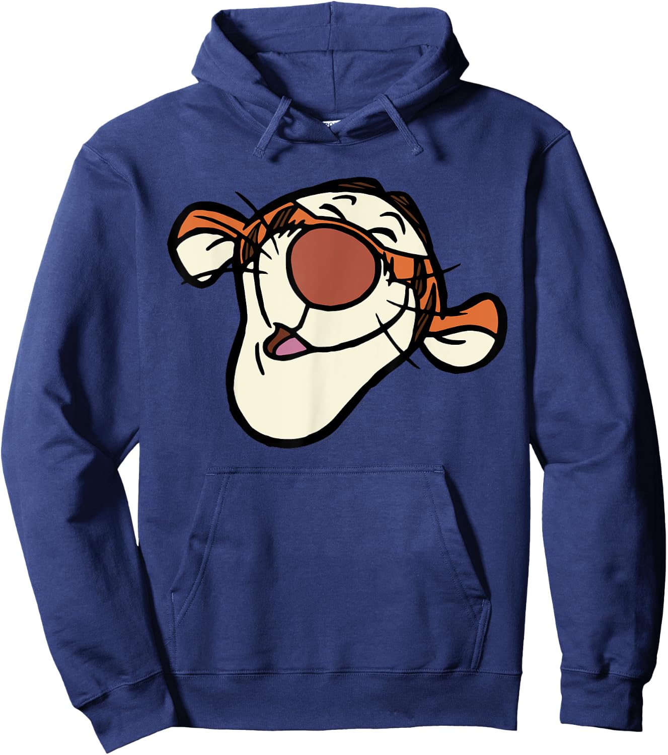 Disney Winnie the Pooh Tigger Happy Big Face Costume Hoodie - Hoodie | Navy