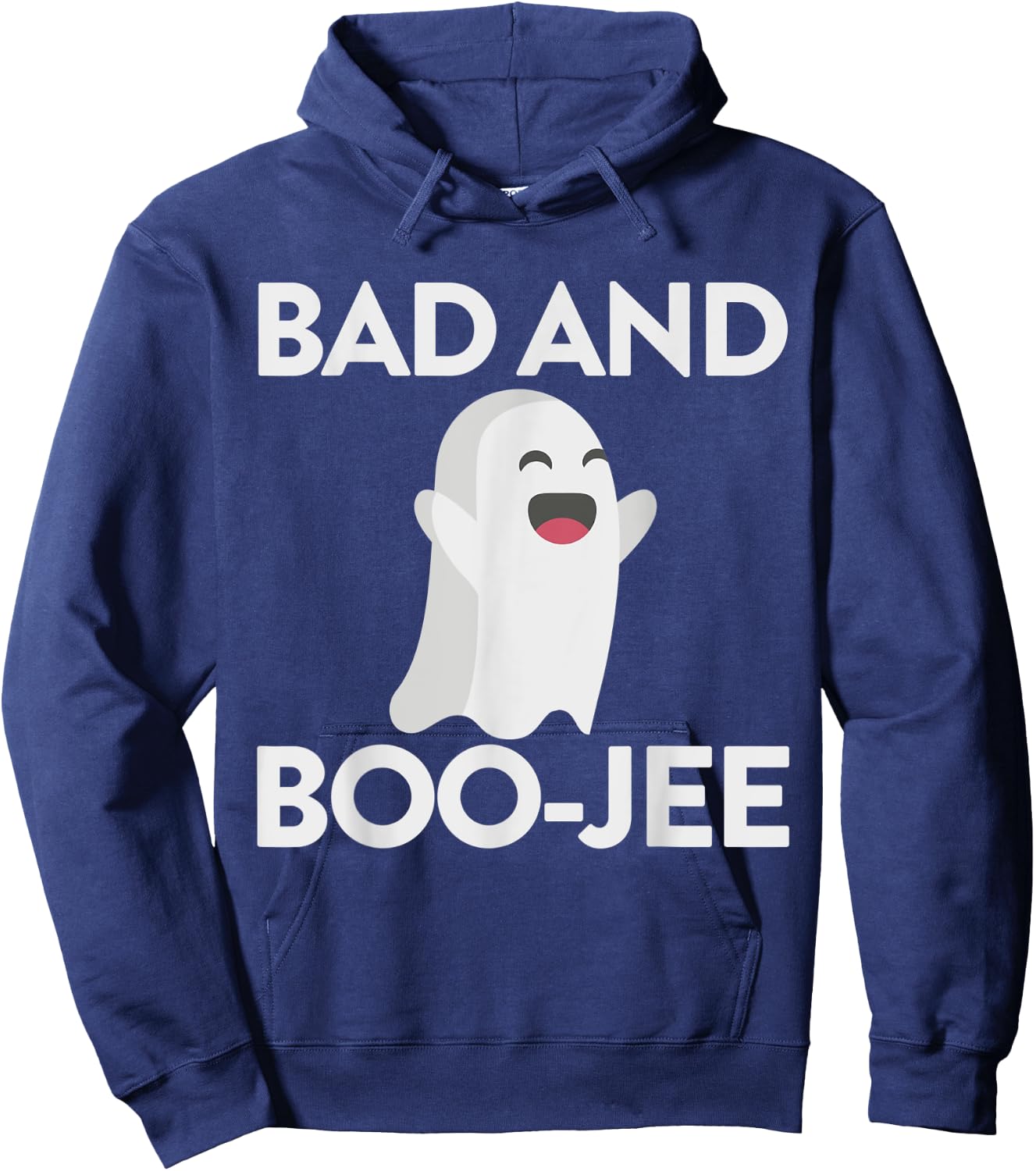 Bad And Boojee Ghost Shirt Bad And Boujee Halloween Shirt Hoodie - Hoodie | Navy