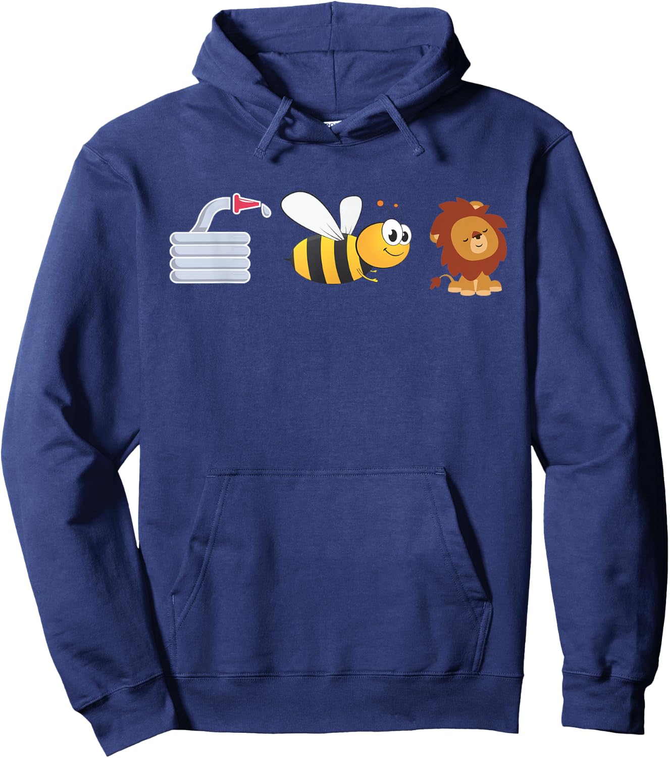 Hose Bee Lion I am a FireFighter shirt Hoodie - Hoodie | Navy