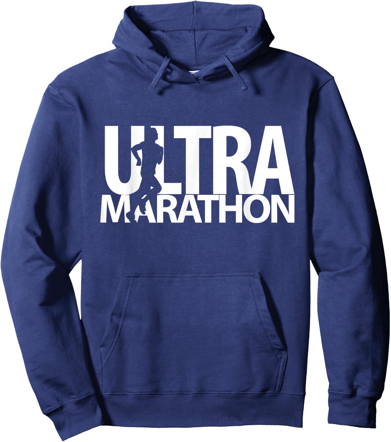 Ultramarathon Ultra Running 50K 100K Long Distance Racer Hoodie - Hoodie | Navy
