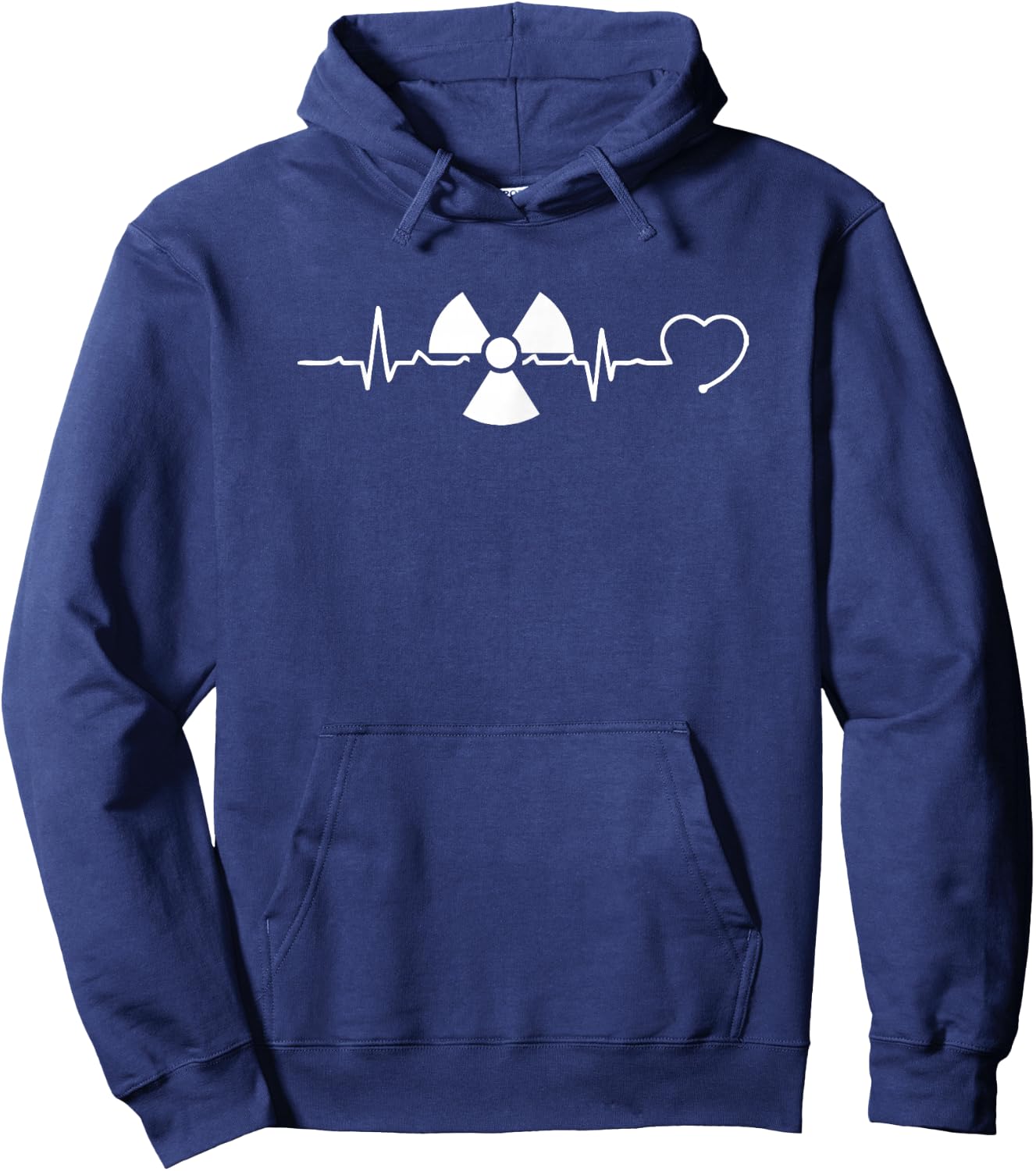 Radiology Heartbeat - Rad Tech Radiologist Xray Tech Gifts Small Hoodie - Hoodie | Navy